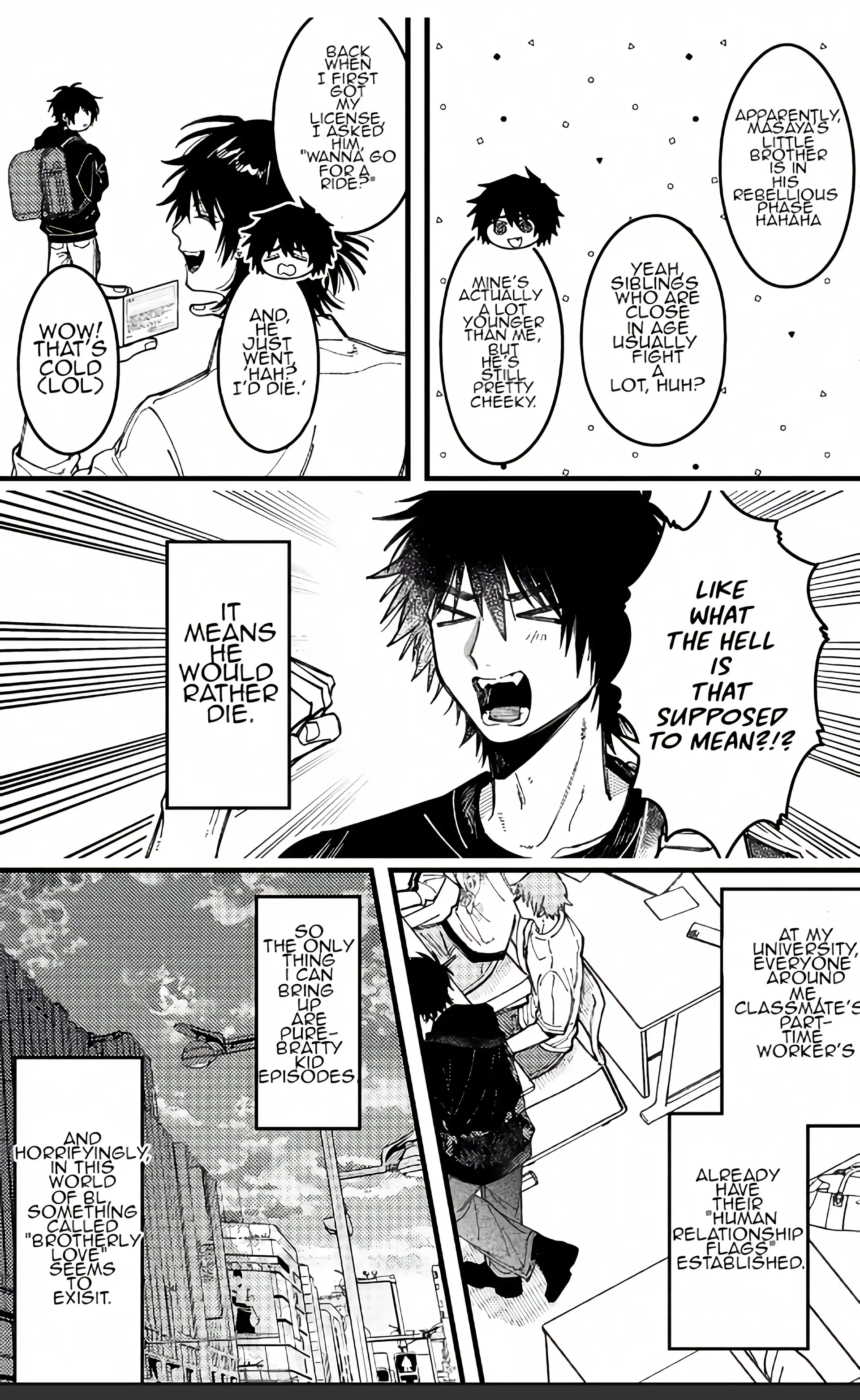 A World Where Everything Definitely Becomes BL vs. The Man Who Definitely Doesn’t Want To Be In A BL - Chapter 94 manhwa