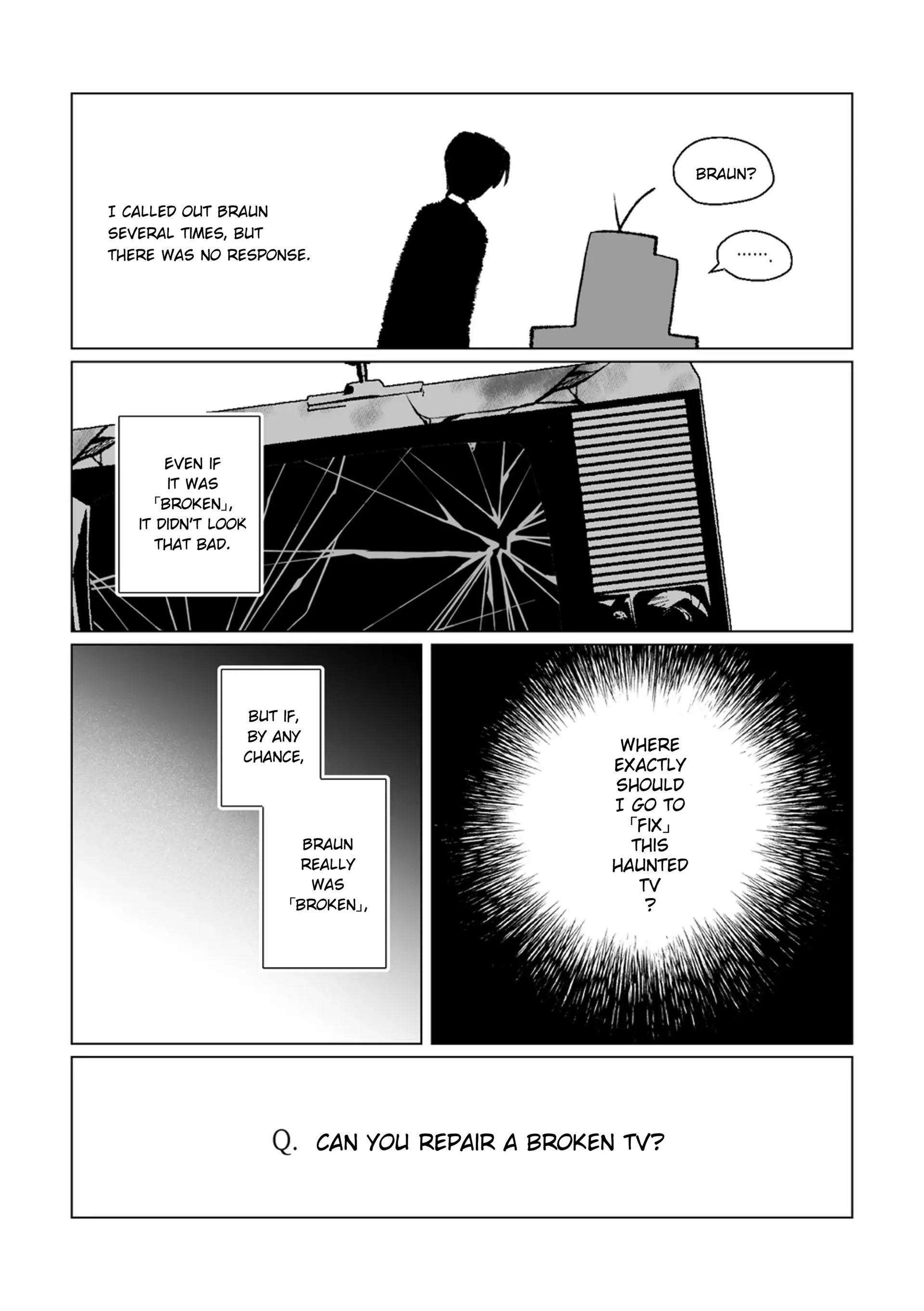 Got Dropped In A Ghost Story, Still Gotta Work (BraunXSol) - CONNECT THE POWER SOURCE manhwa