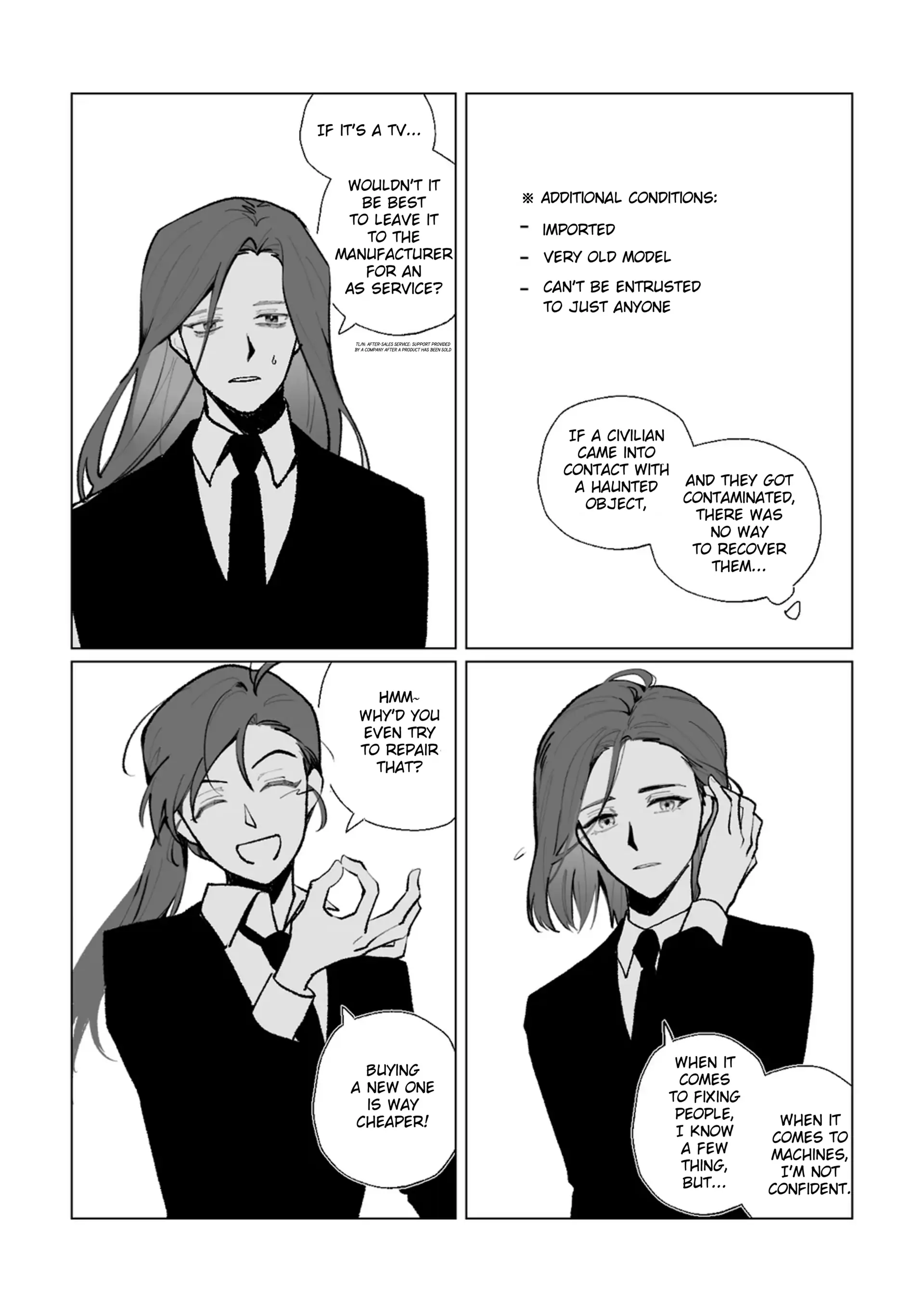 Got Dropped In A Ghost Story, Still Gotta Work (BraunXSol) - CONNECT THE POWER SOURCE manhwa