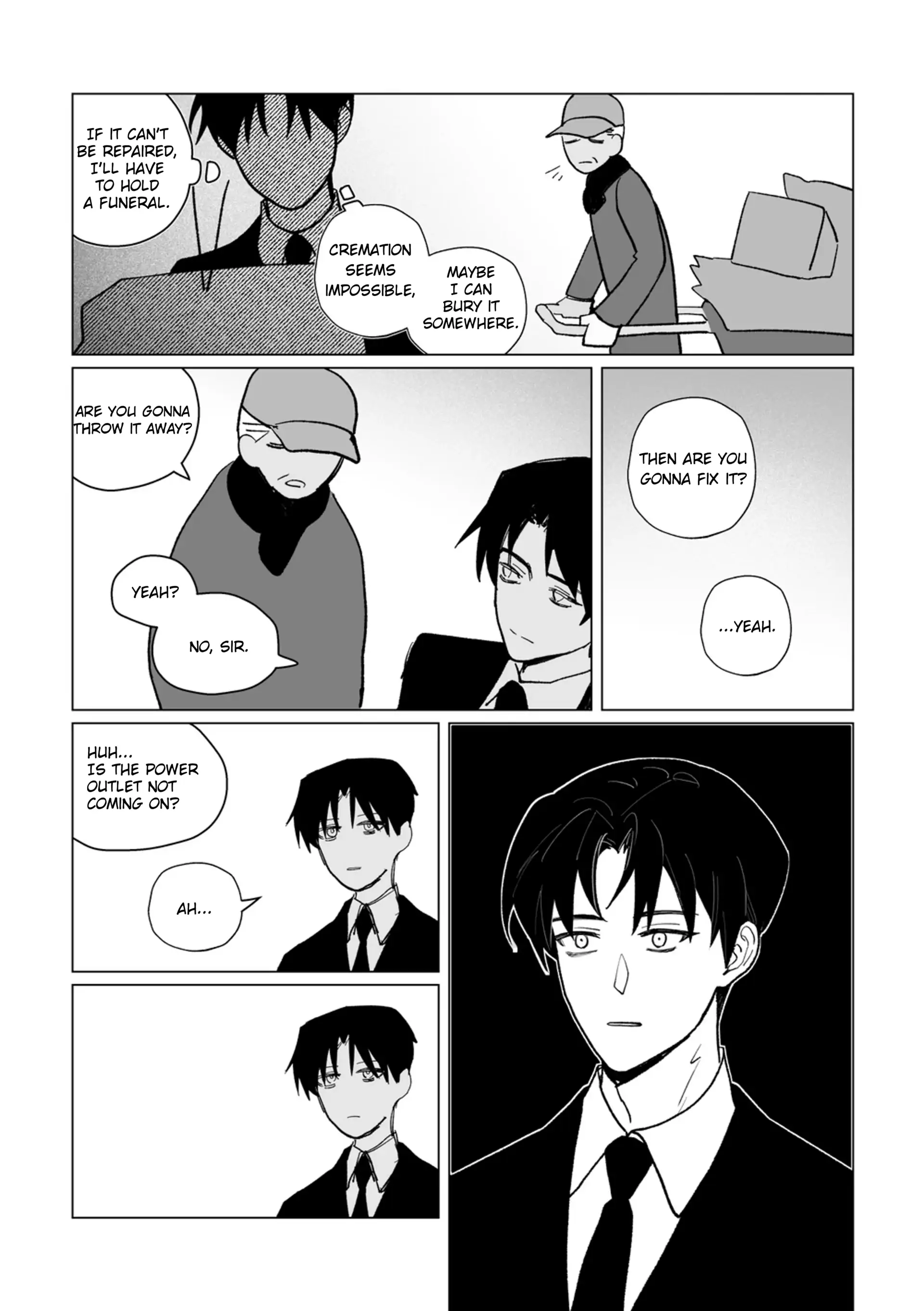 Got Dropped In A Ghost Story, Still Gotta Work (BraunXSol) - CONNECT THE POWER SOURCE manhwa