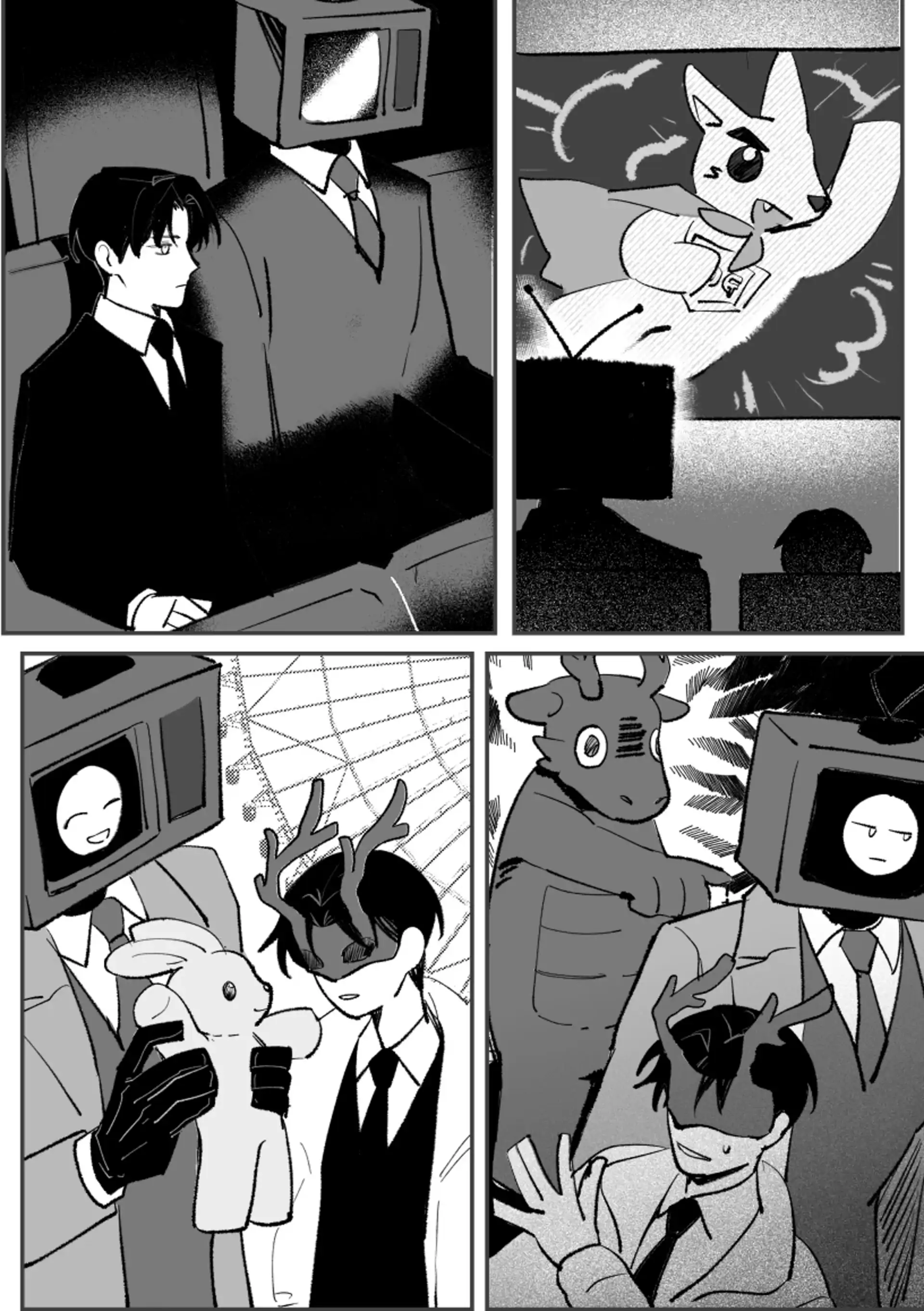 Got Dropped In A Ghost Story, Still Gotta Work (BraunXSol) - STEP ON THE FOOTPRINTS manhwa
