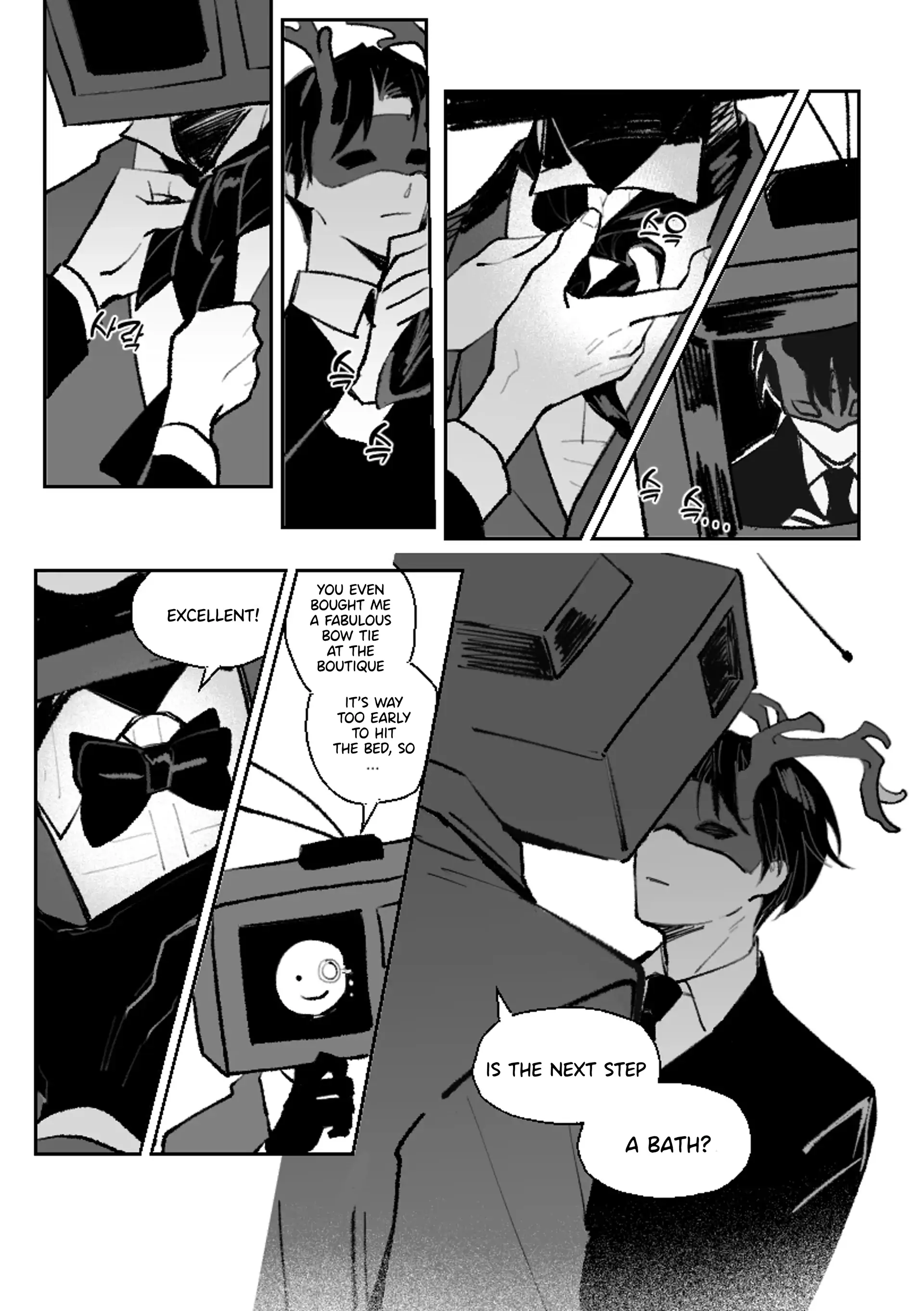 Got Dropped In A Ghost Story, Still Gotta Work (BraunXSol) - STEP ON THE FOOTPRINTS manhwa