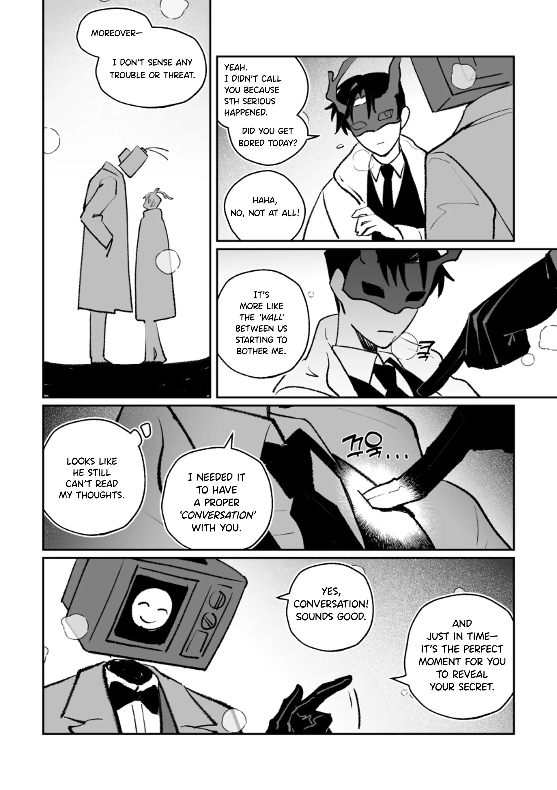 Got Dropped In A Ghost Story, Still Gotta Work (BraunXSol) - STEP ON THE FOOTPRINTS manhwa