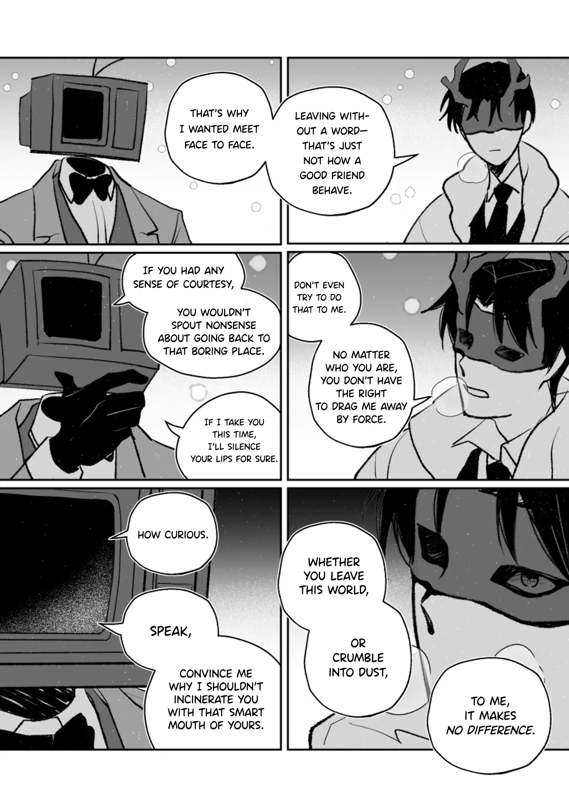 Got Dropped In A Ghost Story, Still Gotta Work (BraunXSol) - STEP ON THE FOOTPRINTS manhwa