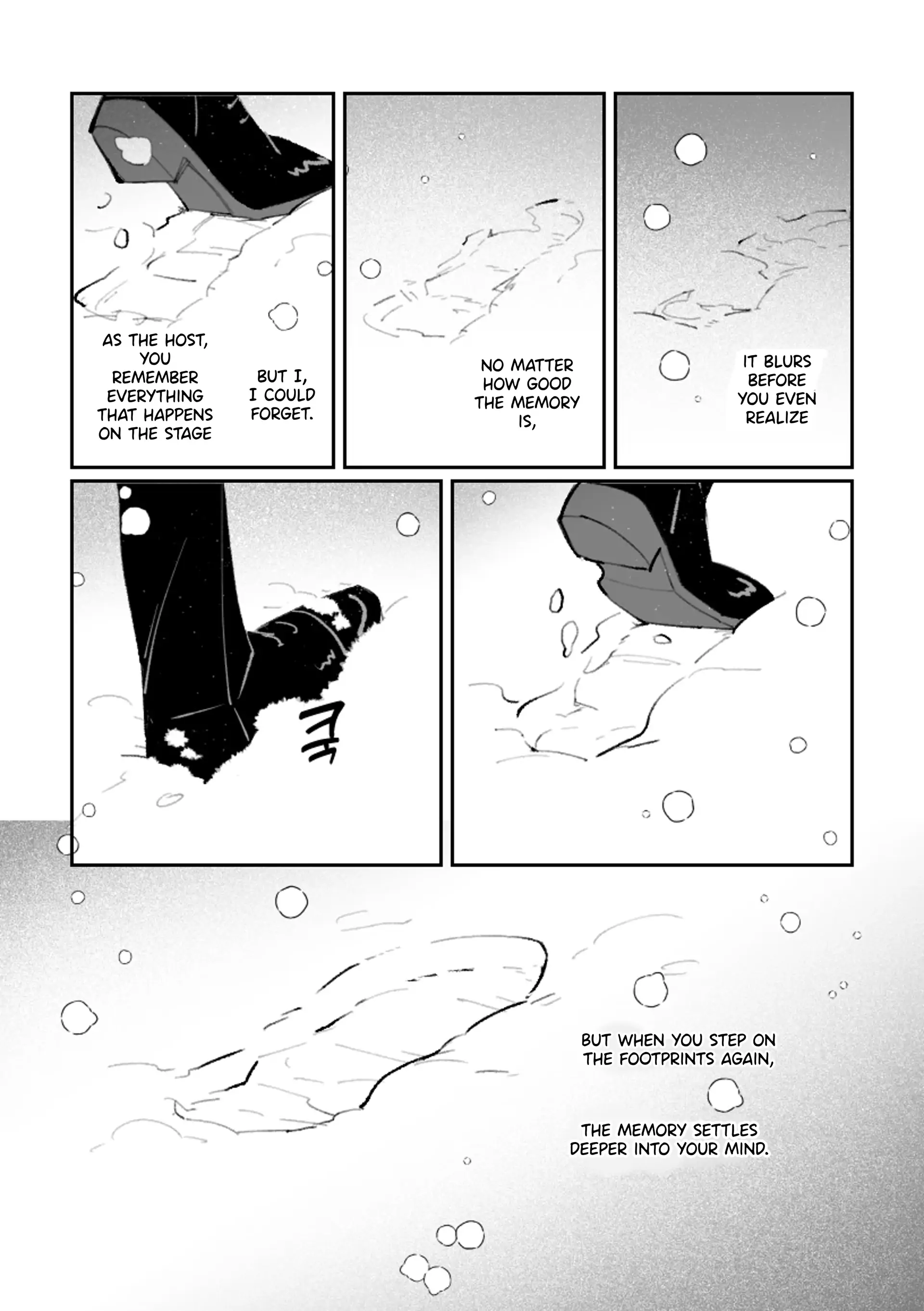Got Dropped In A Ghost Story, Still Gotta Work (BraunXSol) - STEP ON THE FOOTPRINTS manhwa
