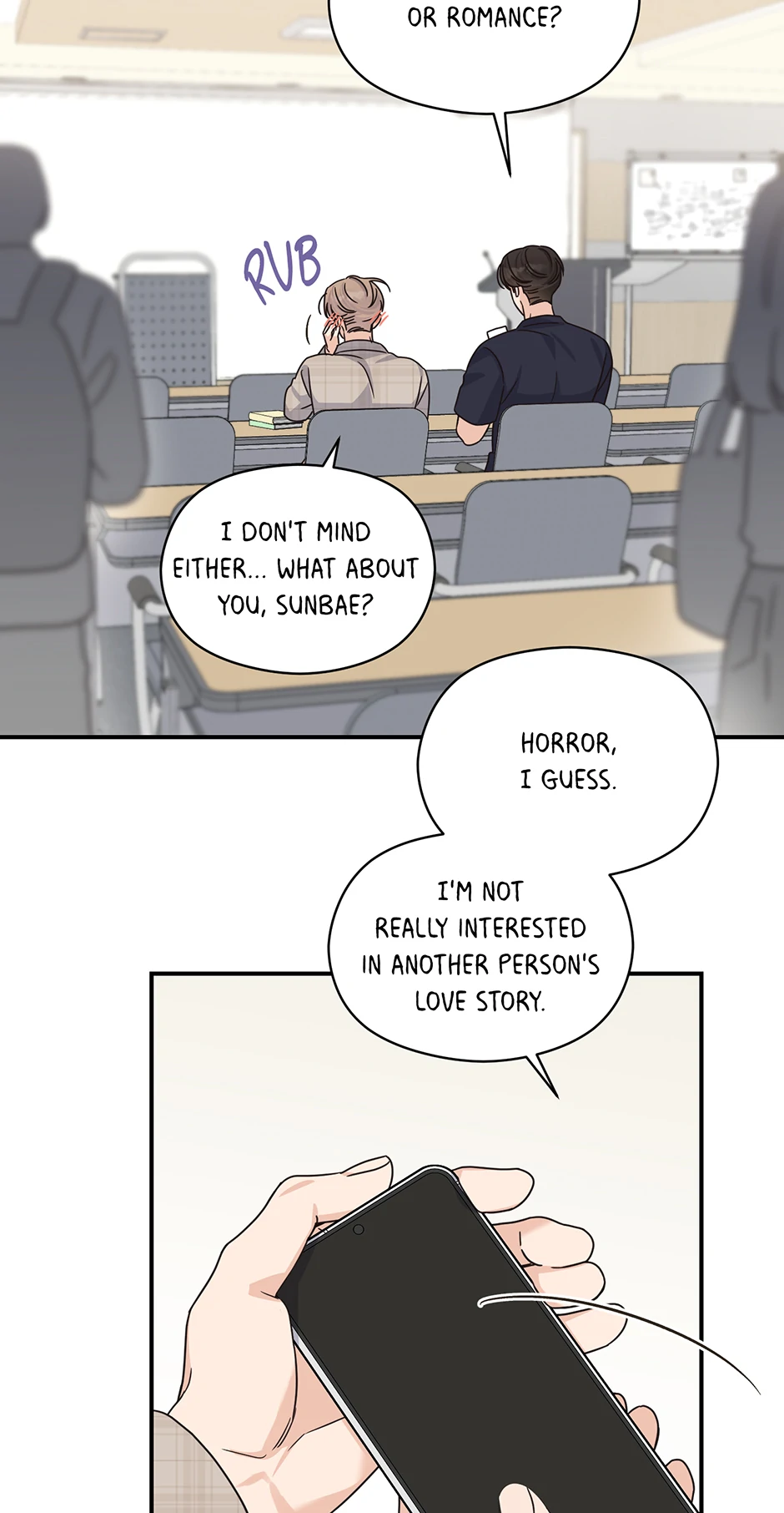 Alpha Trauma 《Mature Official》 - 24. Pick A Movie manhwa