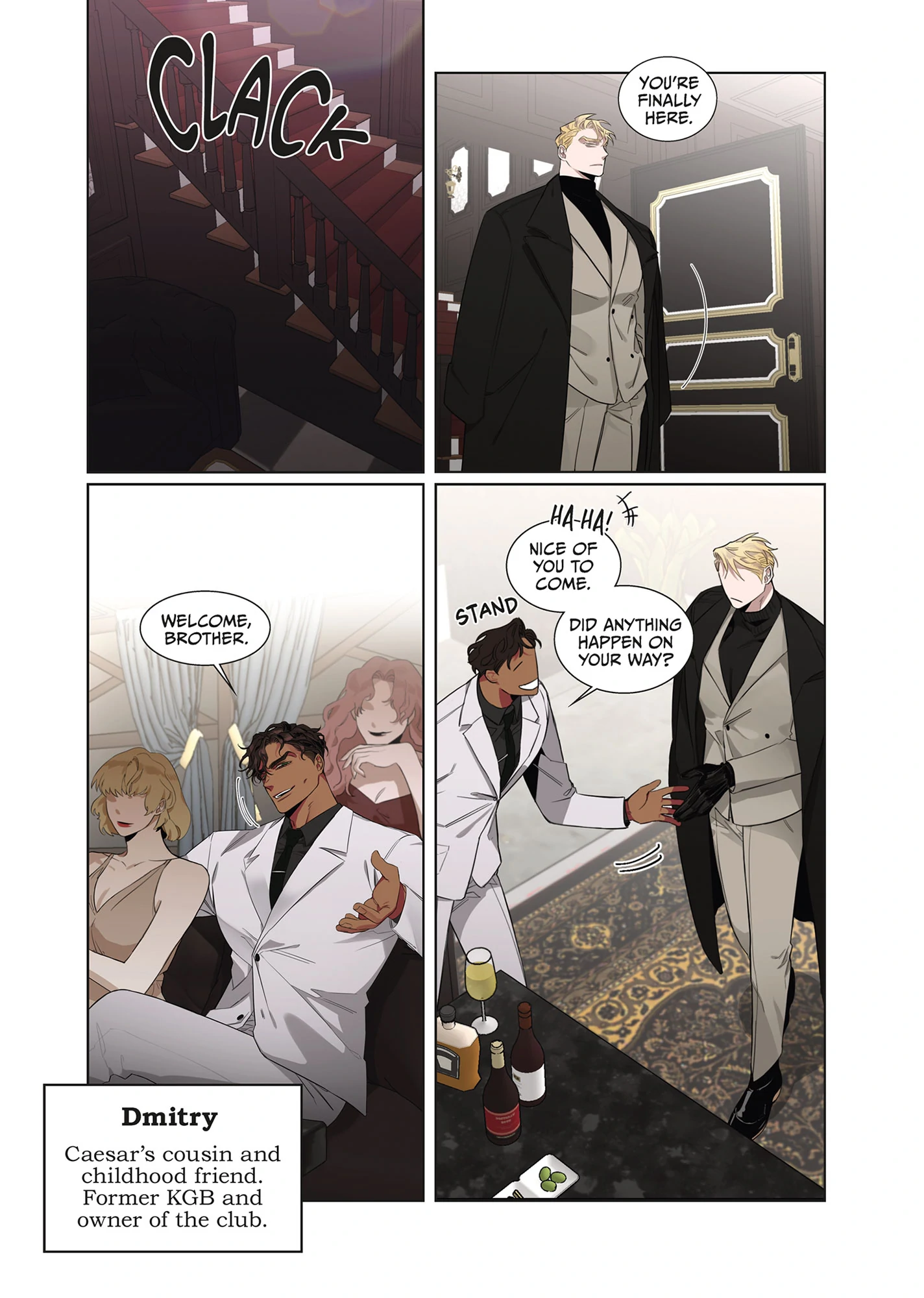Roses and Champagne [Official] -𝐂𝐨𝐦𝐢𝐜 𝐯𝐞𝐫.- - Volume 1 Chapter 3 manhwa