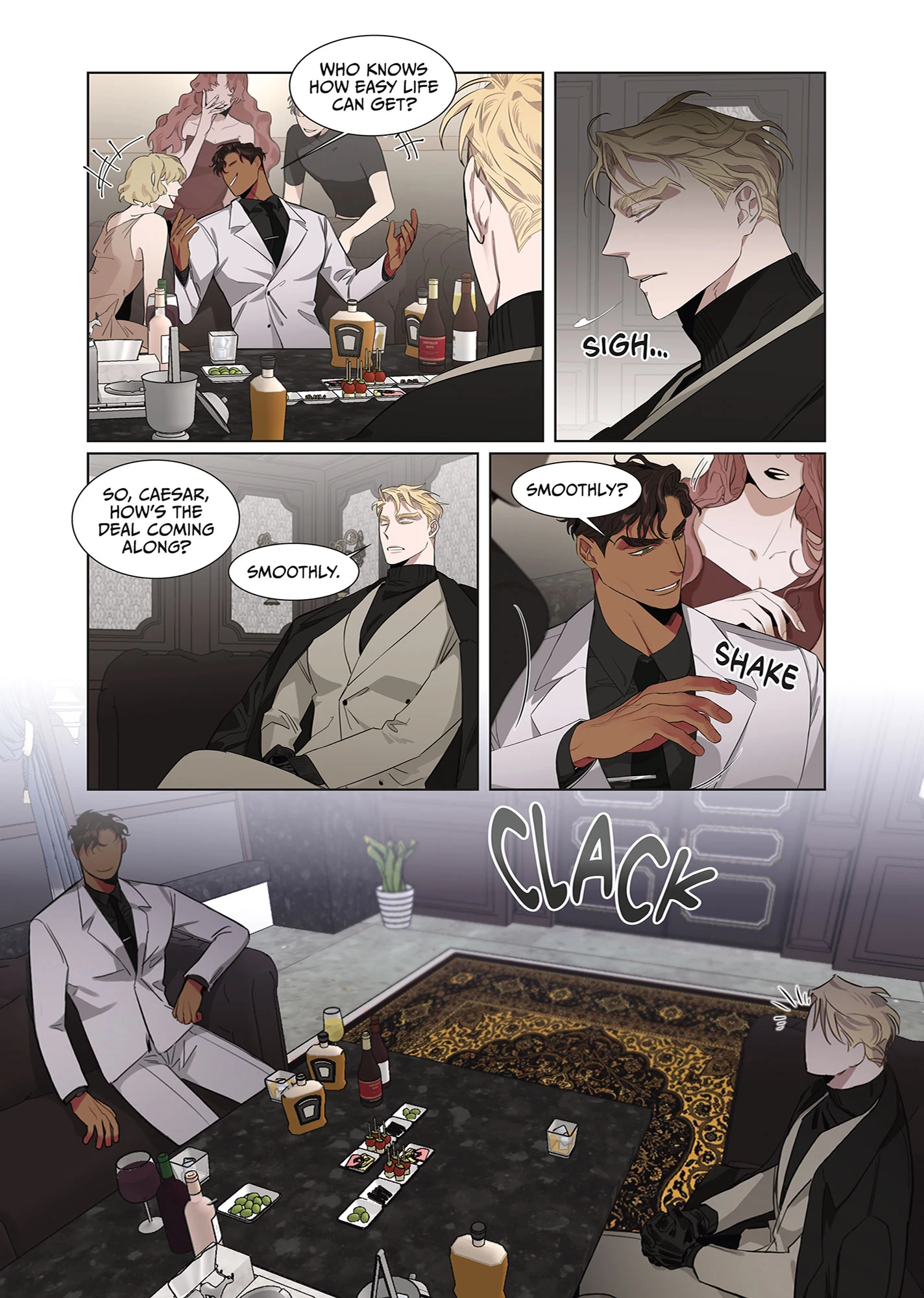 Roses and Champagne [Official] -𝐂𝐨𝐦𝐢𝐜 𝐯𝐞𝐫.- - Volume 1 Chapter 3 manhwa