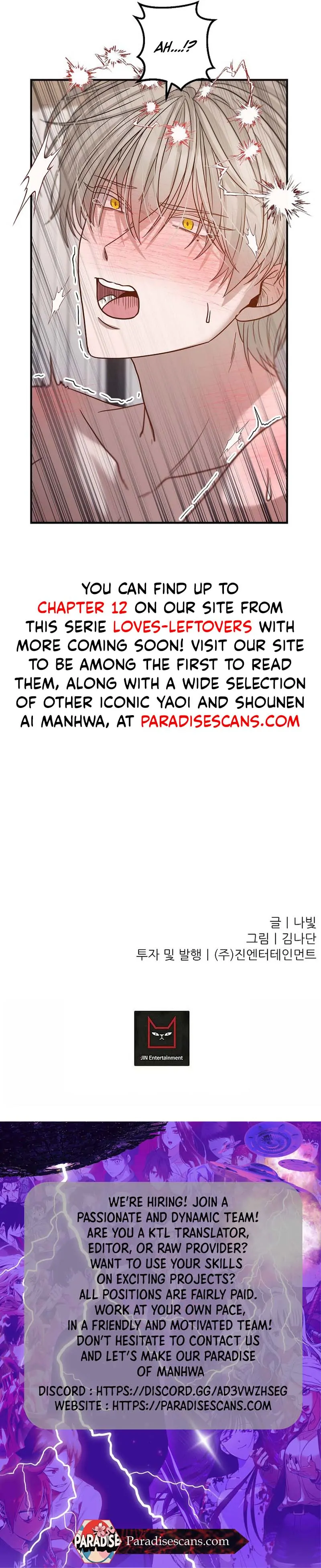 loves leftovers ( PARADISE SCANS ) - Chapter 4 ππ manhwa