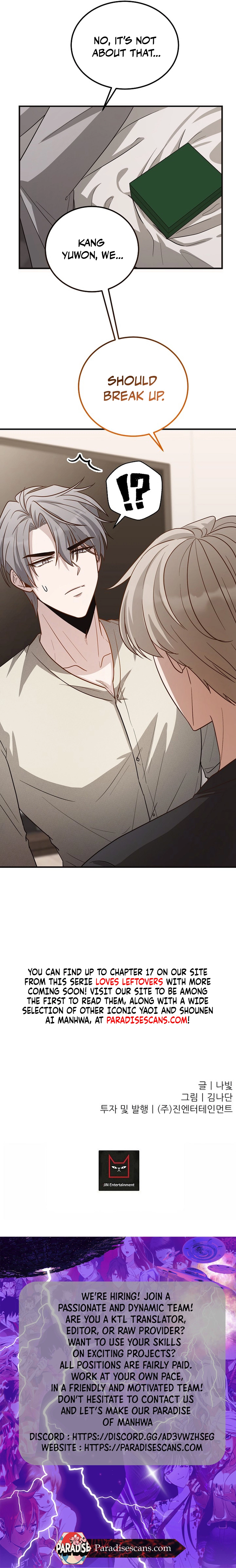 loves leftovers ( PARADISE SCANS ) - Chapter 6 manhwa