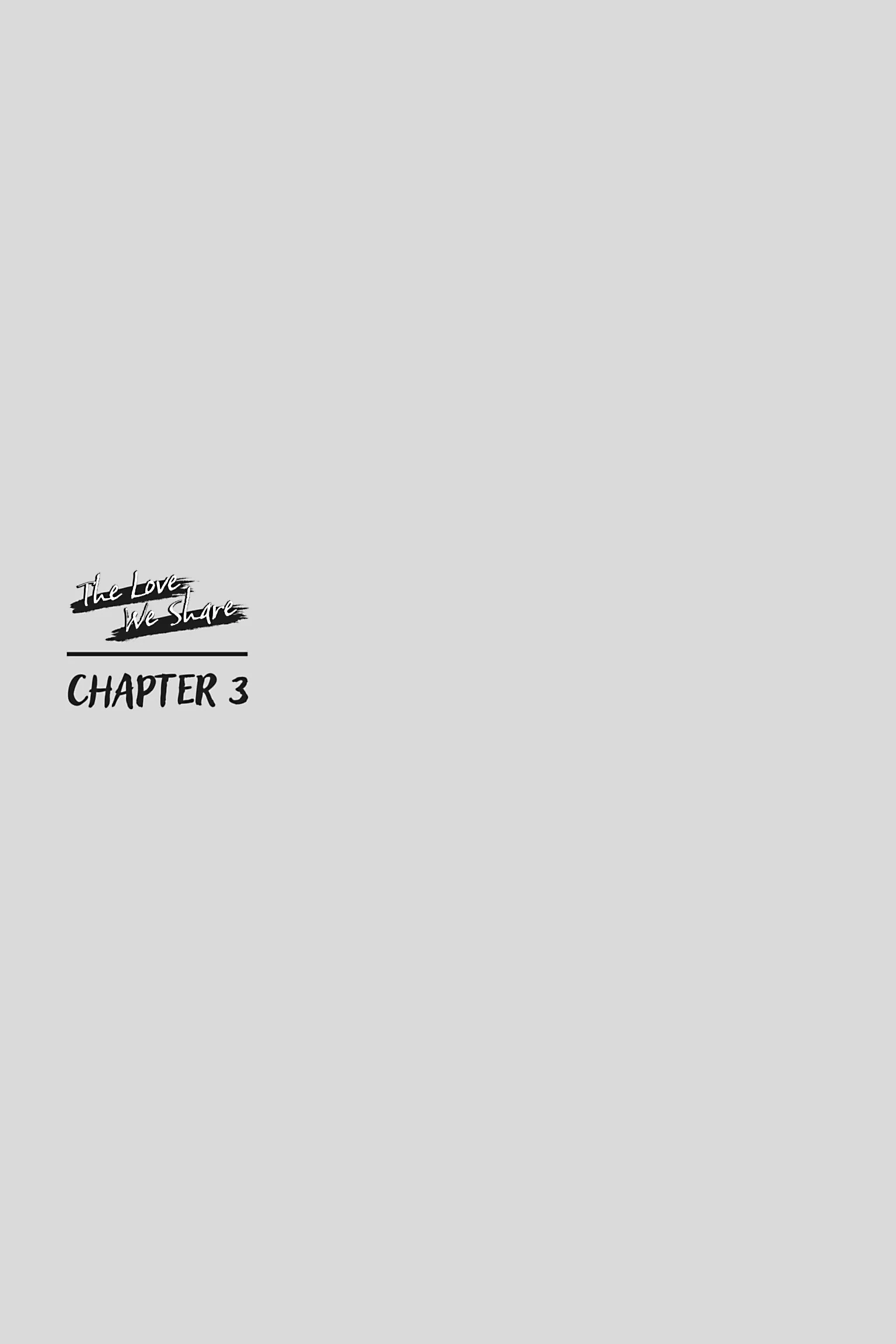 The Love We Share [Official] - Volume 1 Chapter 3 manhwa