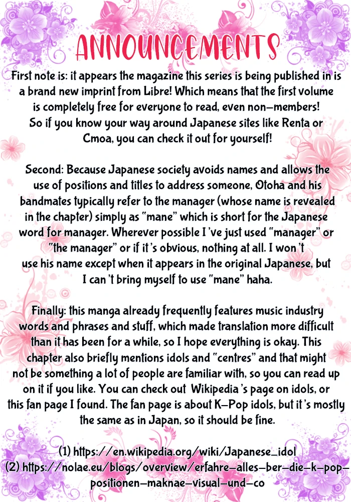 Kiraide Isasete – Mane to Otoha – - Volume 1 Chapter 1 manhwa