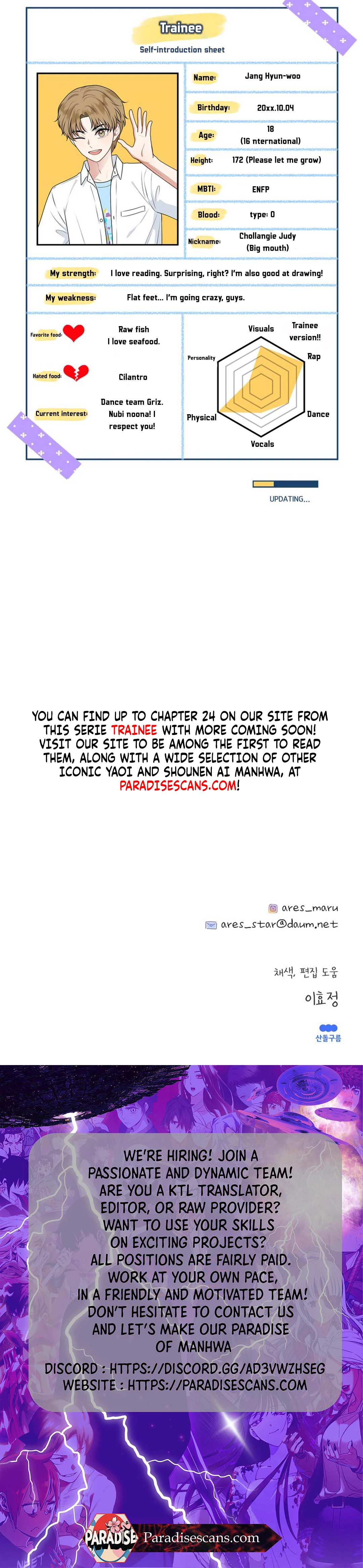 TRAINEE ( PARADISE SCANS ) - Chapter 10 manhwa