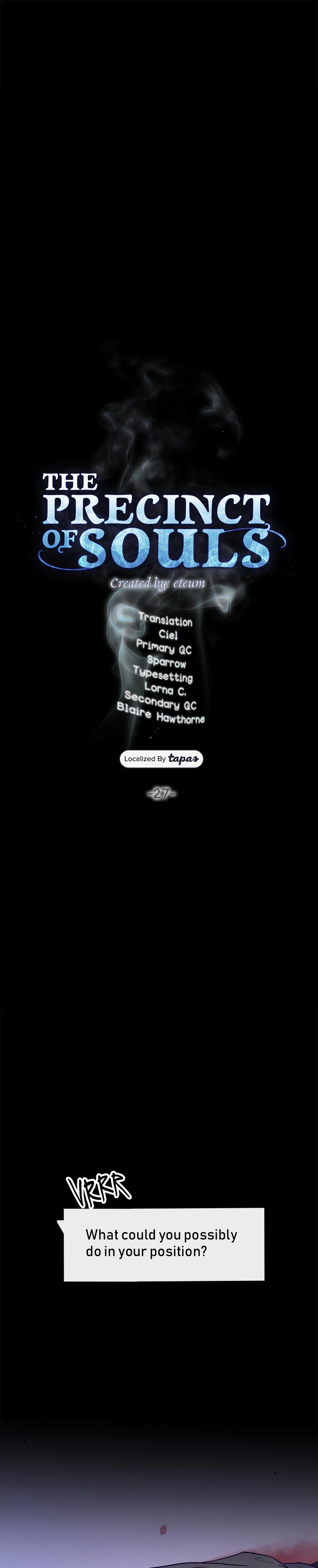 The Precinct of Souls (Mature) - 27. An Old Friend manhwa