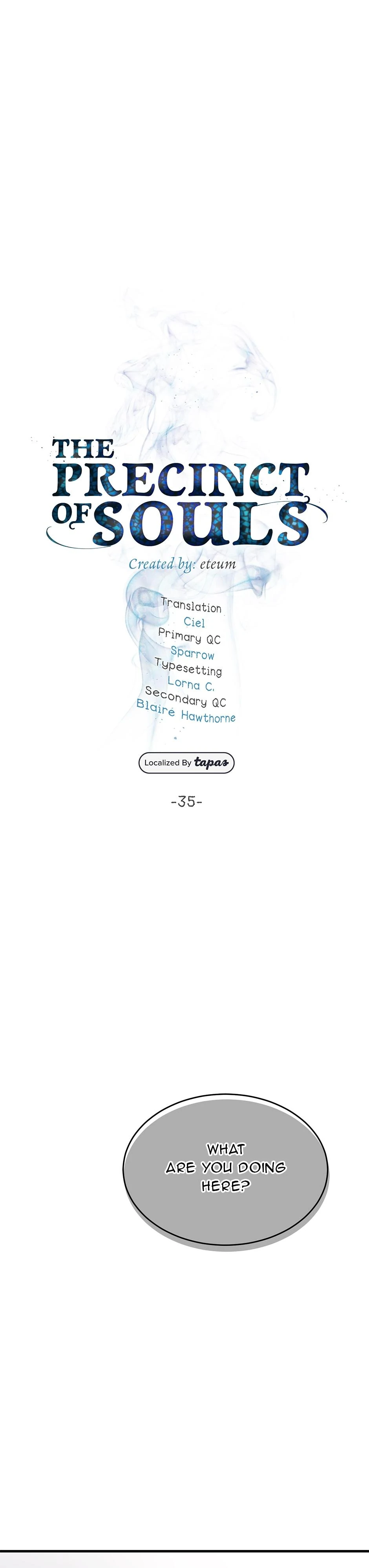 The Precinct of Souls (Mature) - 35. The Ghost in the Office manhwa