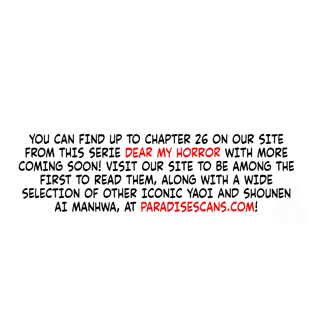 Dear My Horror ( PARADISE SCANS ) - Chapter 10 manhwa