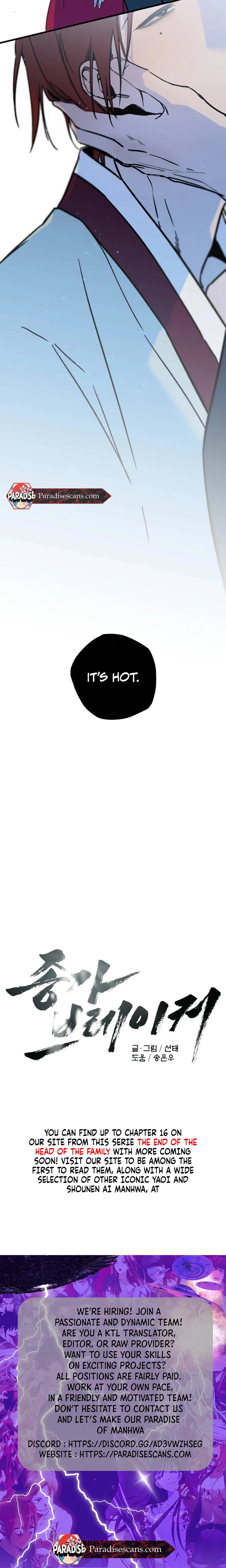 the end of the head of the family ( PARADISE SCANS ) - Chapter 9 manhwa