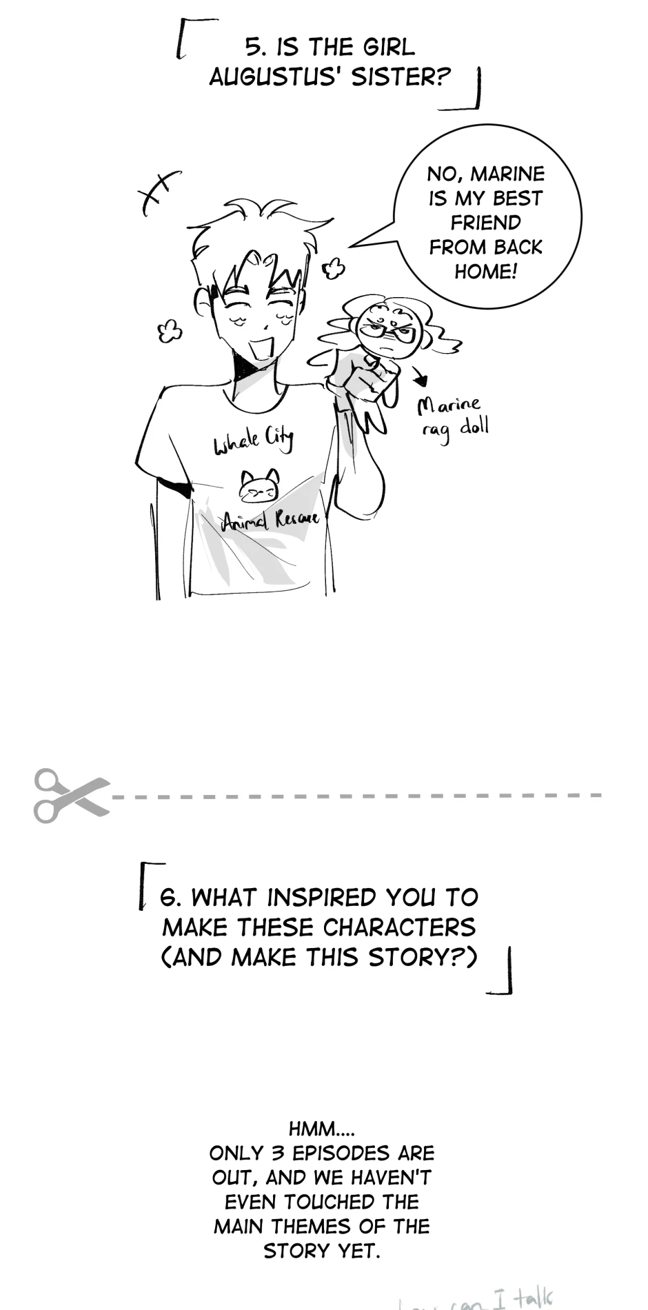 Augustus in the Human World - Ep 3.5 manhwa