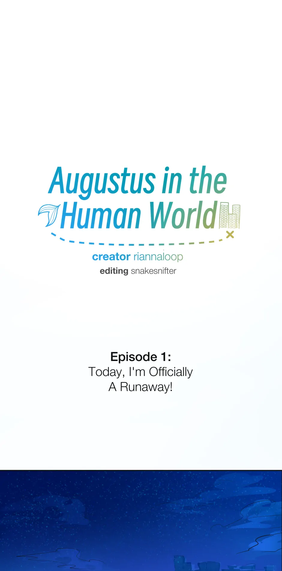 Augustus in the Human World - Episode 1 manhwa