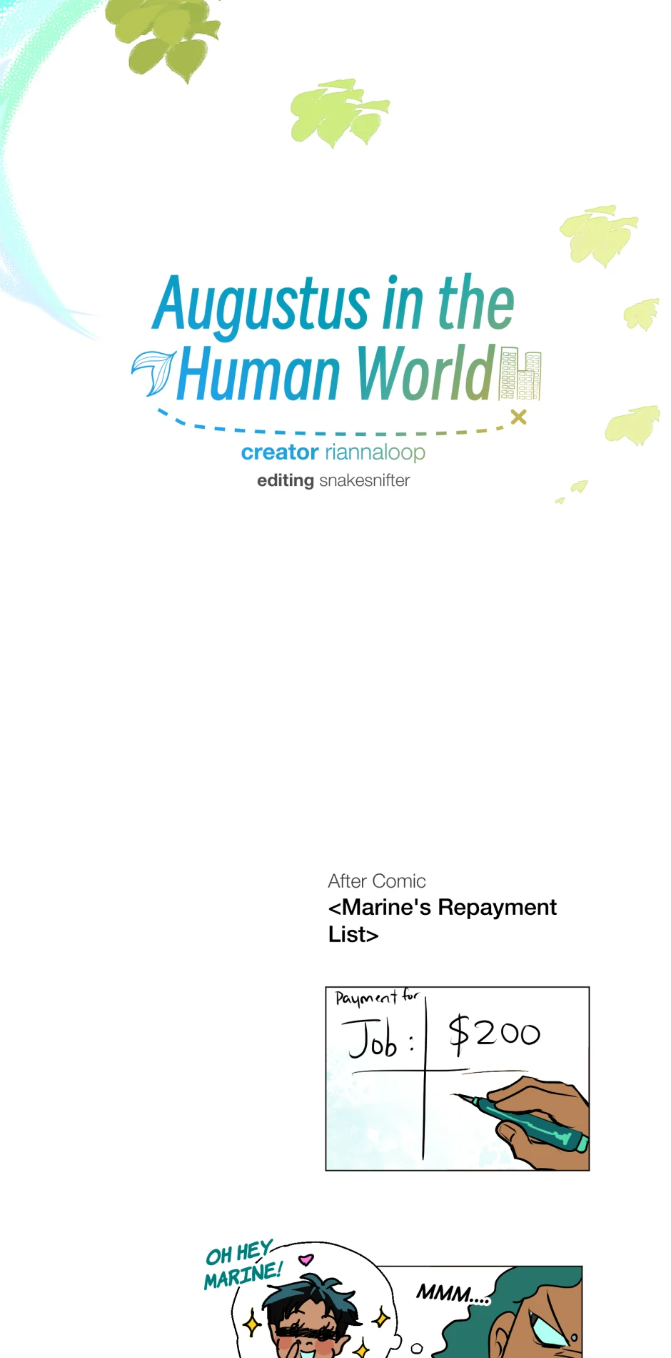 Augustus in the Human World - Episode 2 manhwa