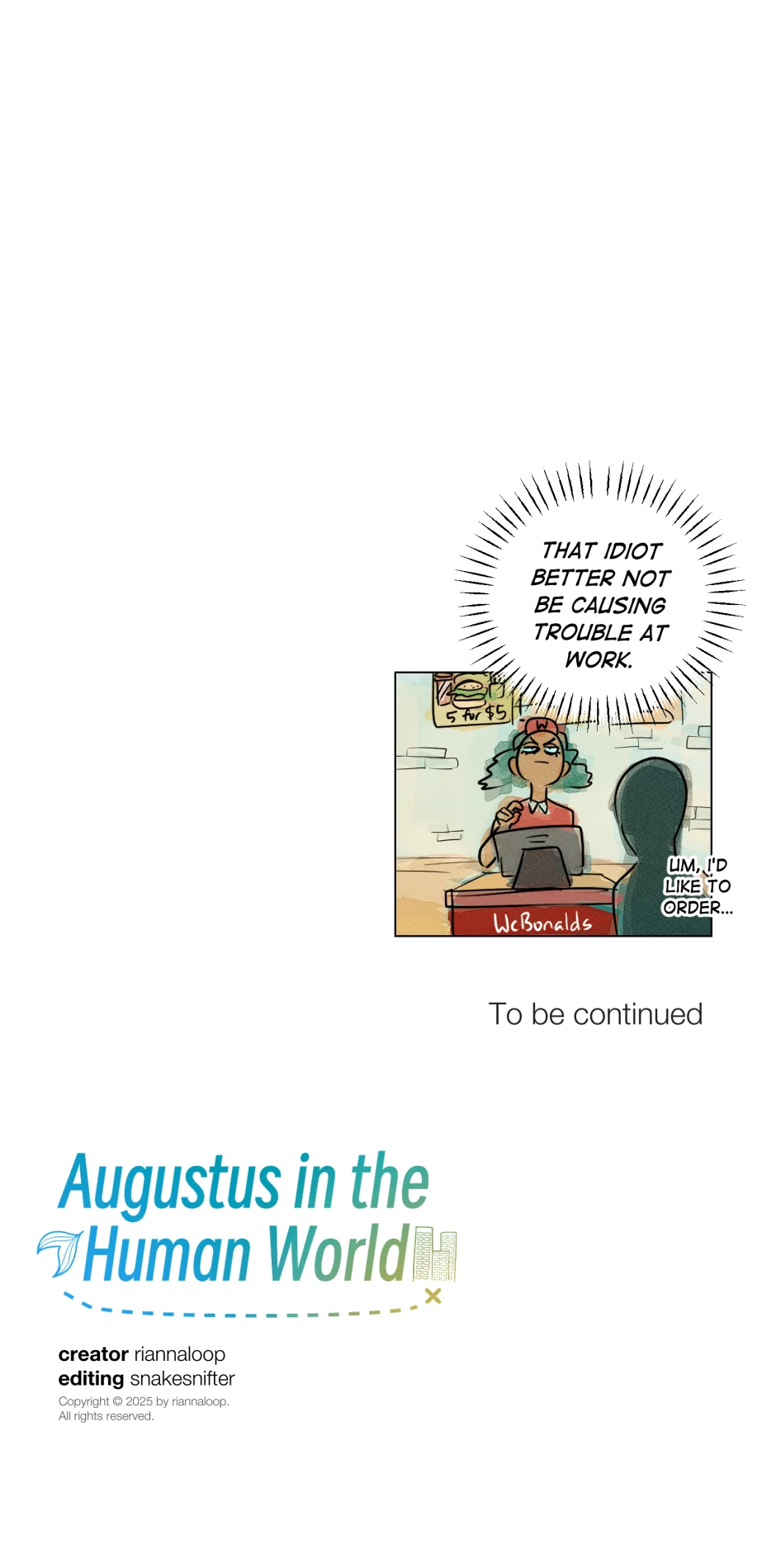 Augustus in the Human World - Episode 3 manhwa