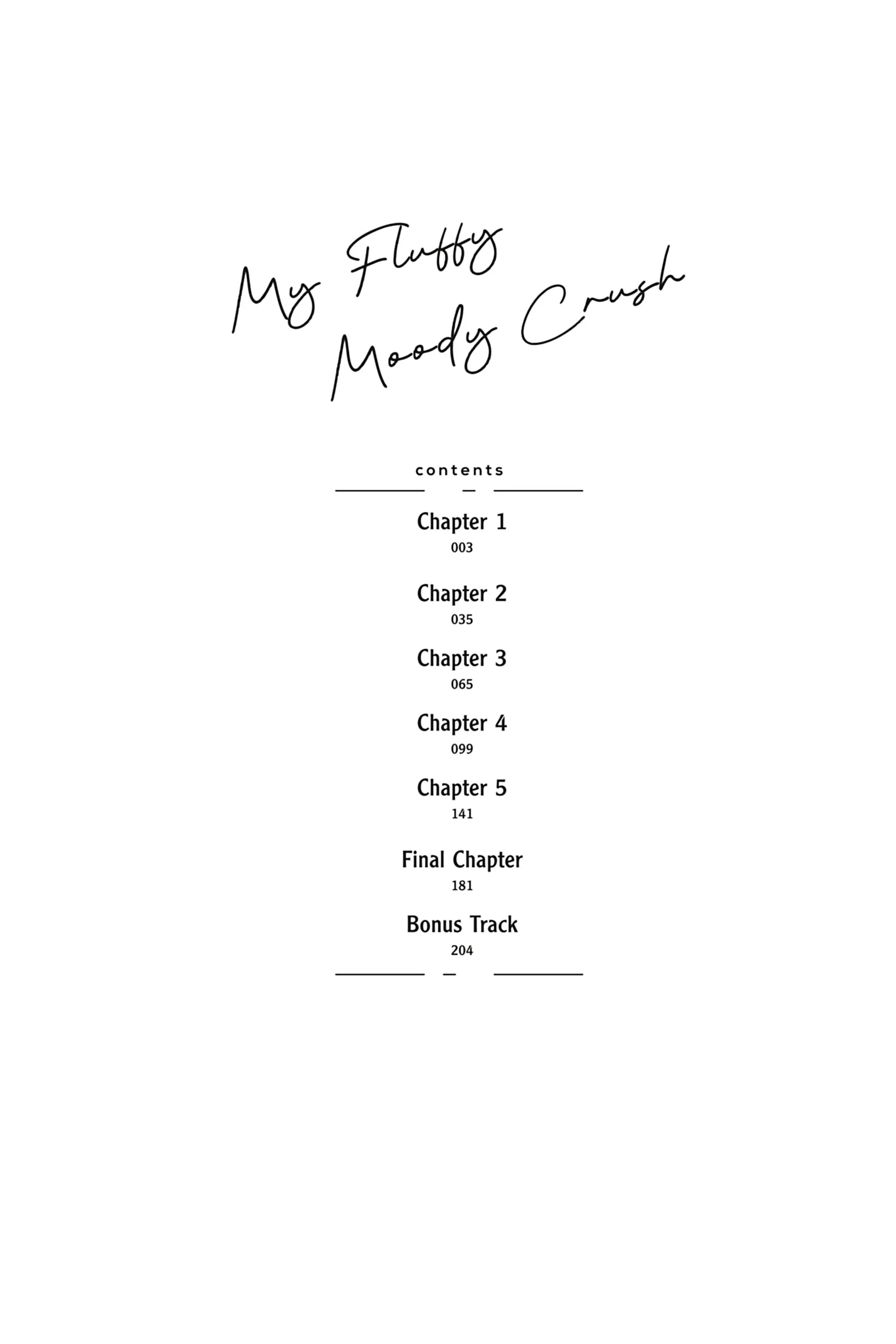 My Fluffy Moody Crush [Official] - Volume 1 Chapter 1 manhwa