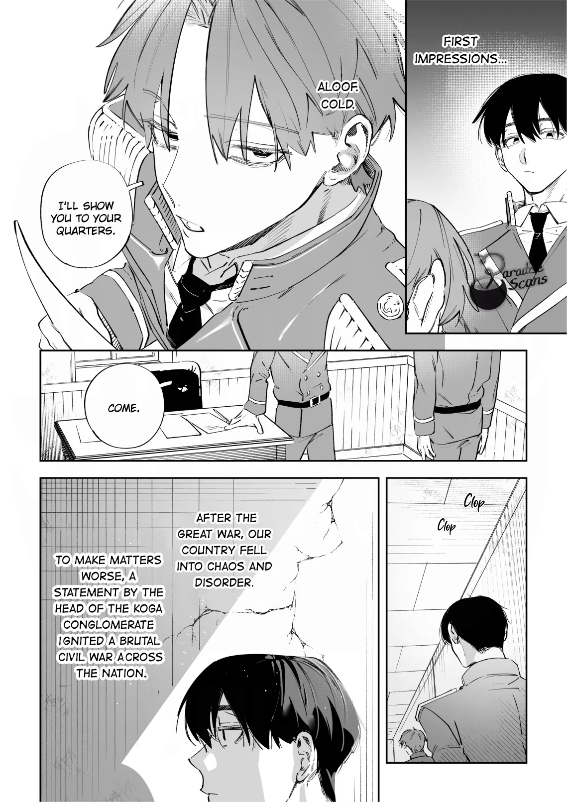 The Loyal Dog and Tsundere Second Lieutenant - Chapter 0 manhwa
