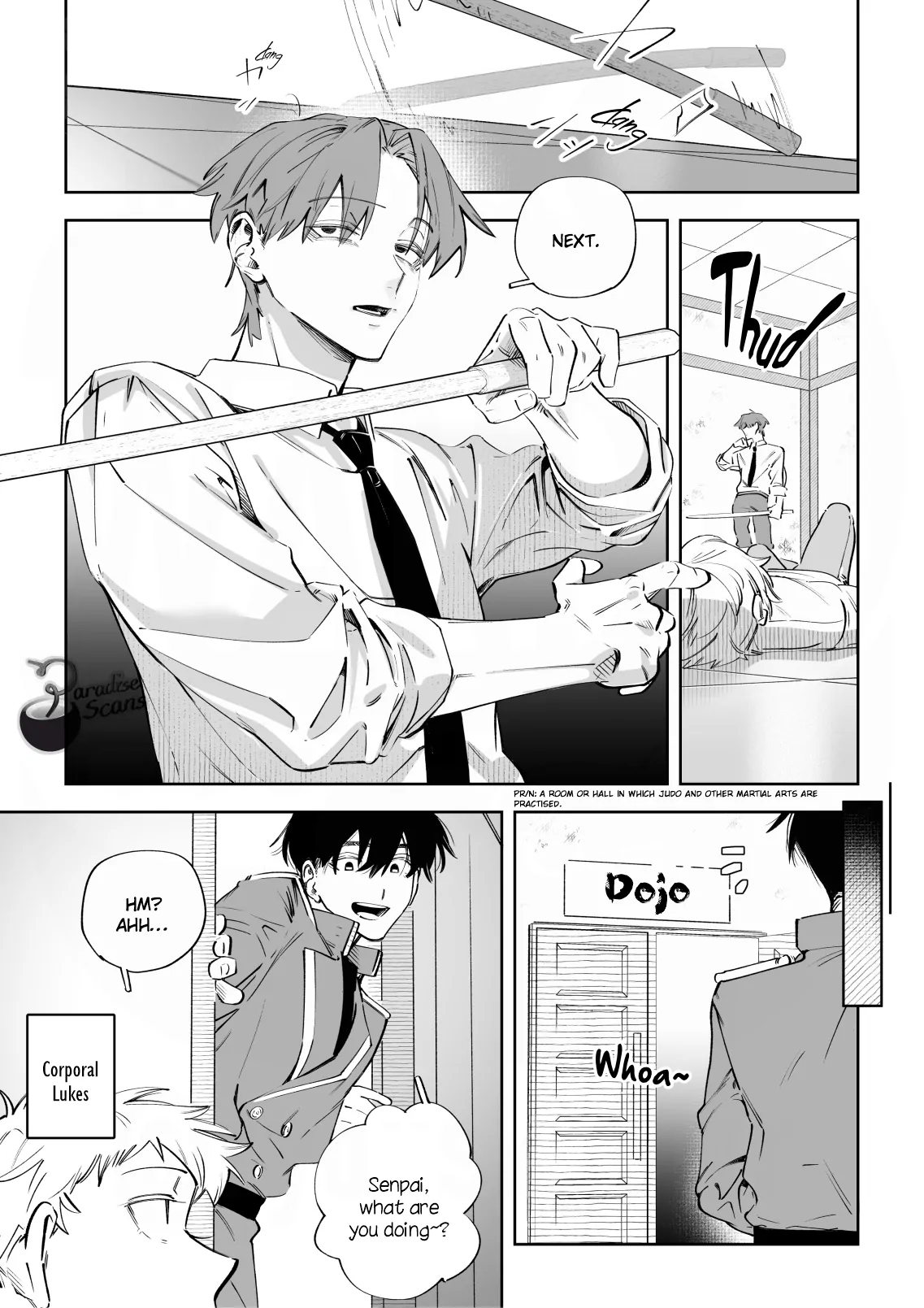 The Loyal Dog and Tsundere Second Lieutenant - Chapter 1 manhwa