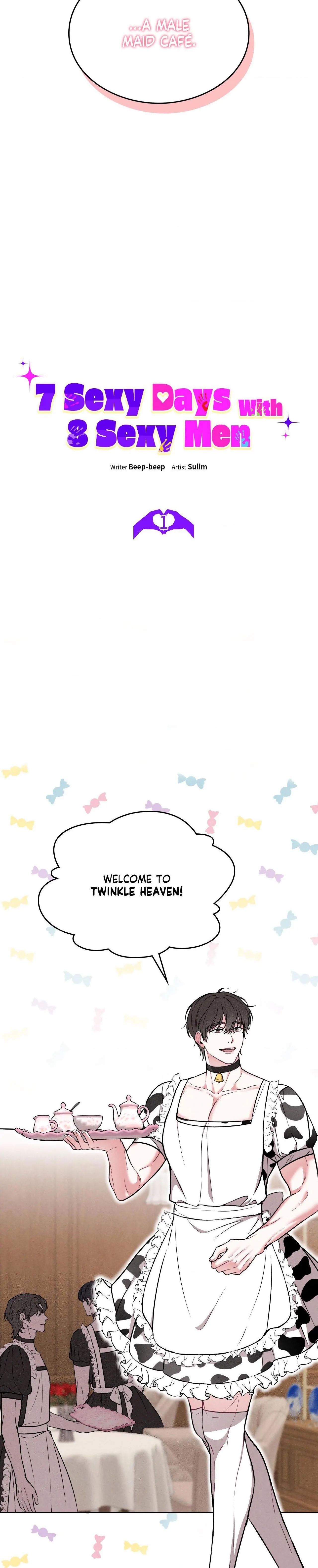 7 Sexy Days With 8 Sexy Men - Episode 1 manhwa