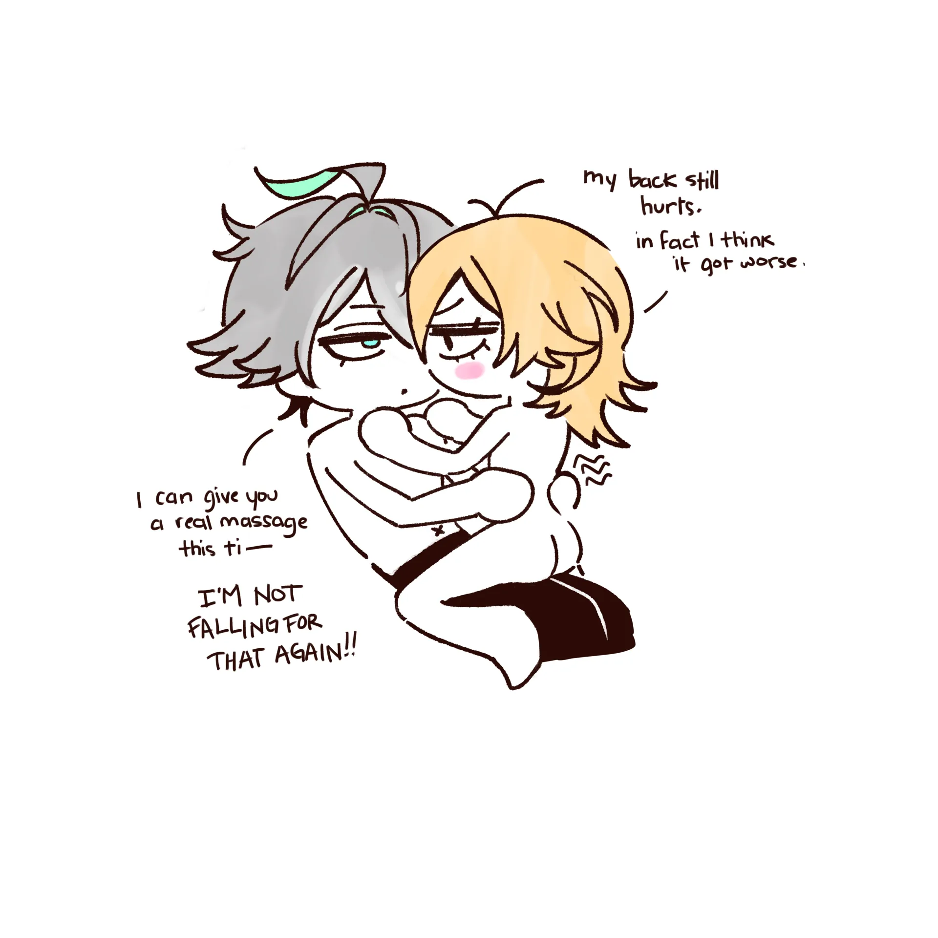 Kaveh Gets A Massage - Oneshot manhwa