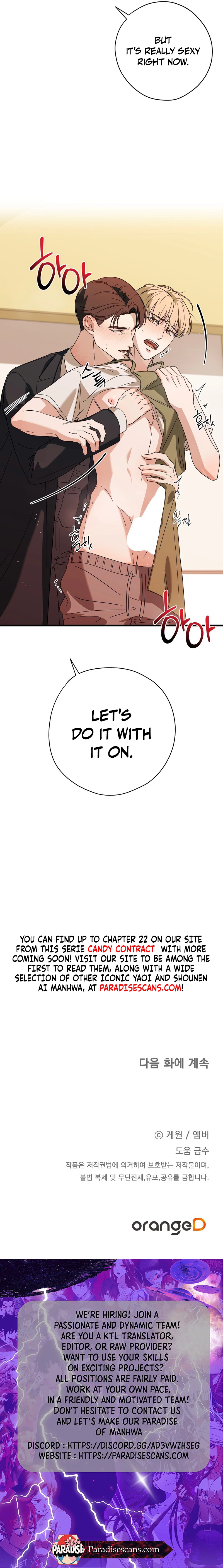 CANDY CONTRACT ( PARADISE SCANS ) - Chapter 14: 🔞🔞 manhwa