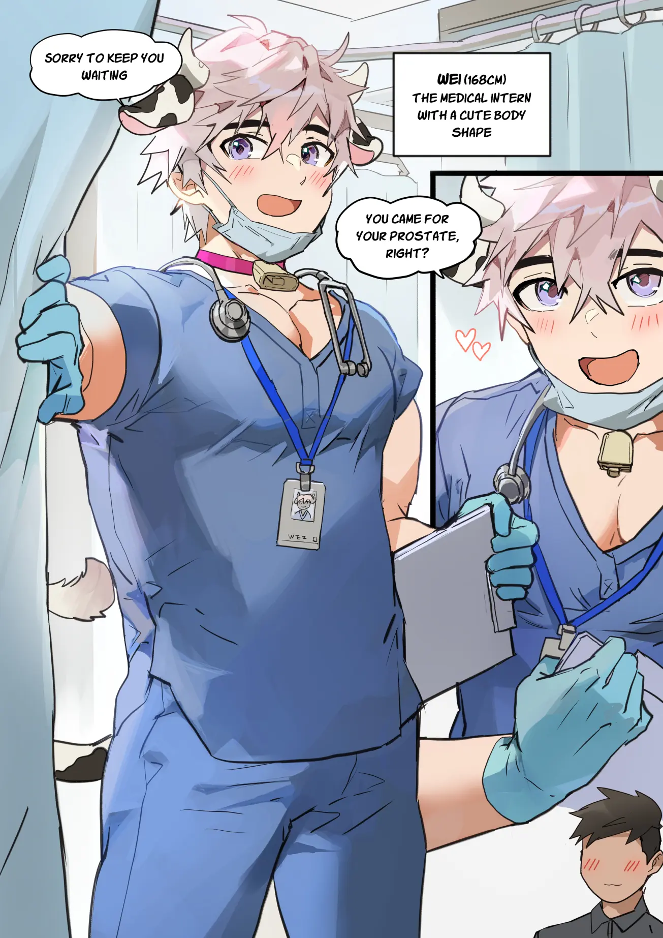 Medical Intern Wei-Kun x Dairy Farmers Wei And Tao - Oneshot manhwa