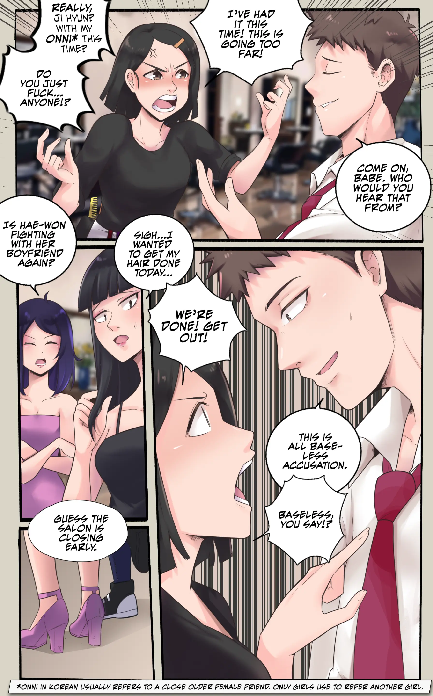 Girlfriend Revange - Oneshot manhwa