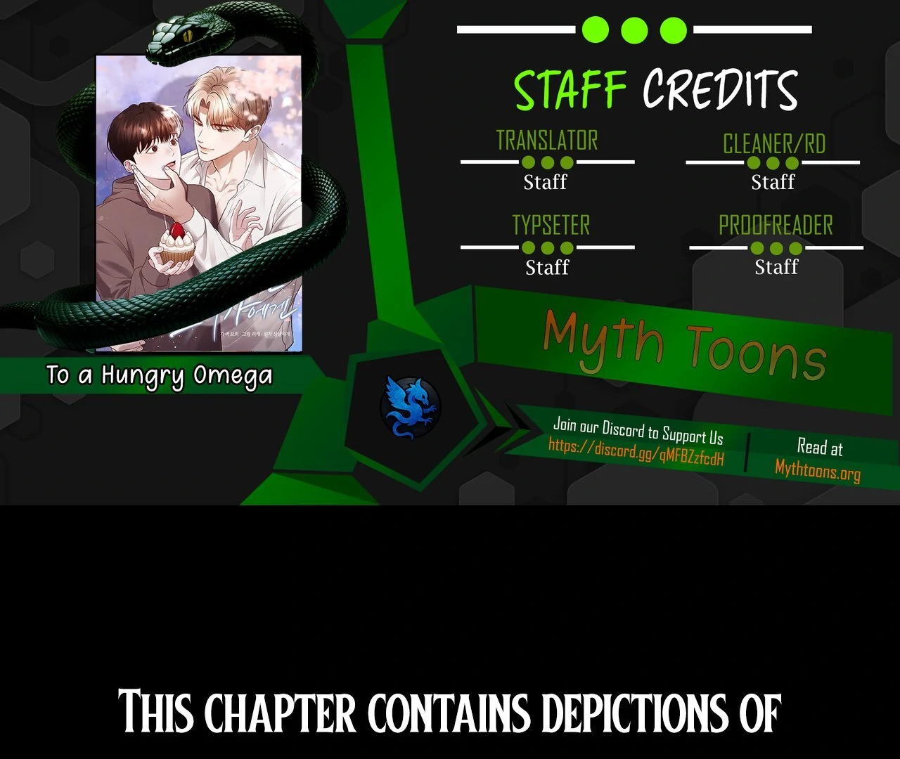 To a hungry Omega [Myth Toons] - Chapter 1🔞 manhwa