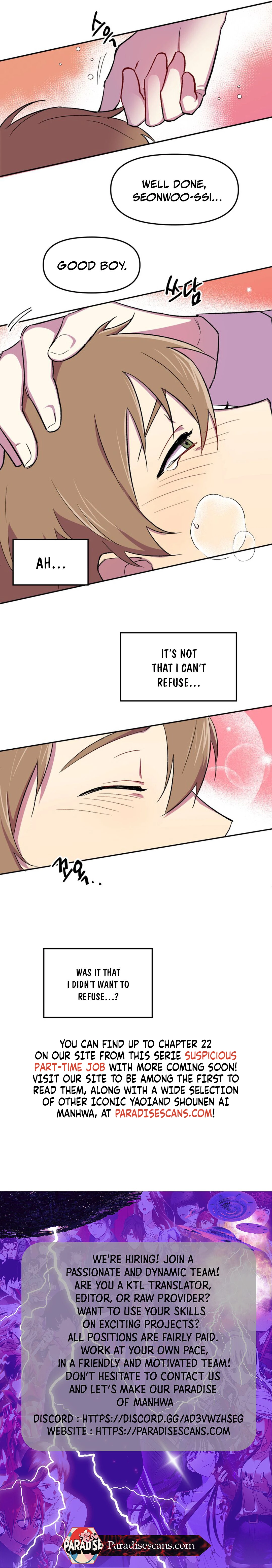 Suspicious Part-Time Job || PARADISE SCANS || - Chapter 6: 🔞🔞 manhwa