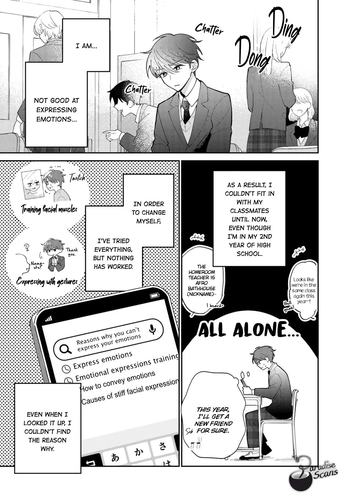 Hasugaya-kun Likes to Make People Cry - Chapter 1 manhwa