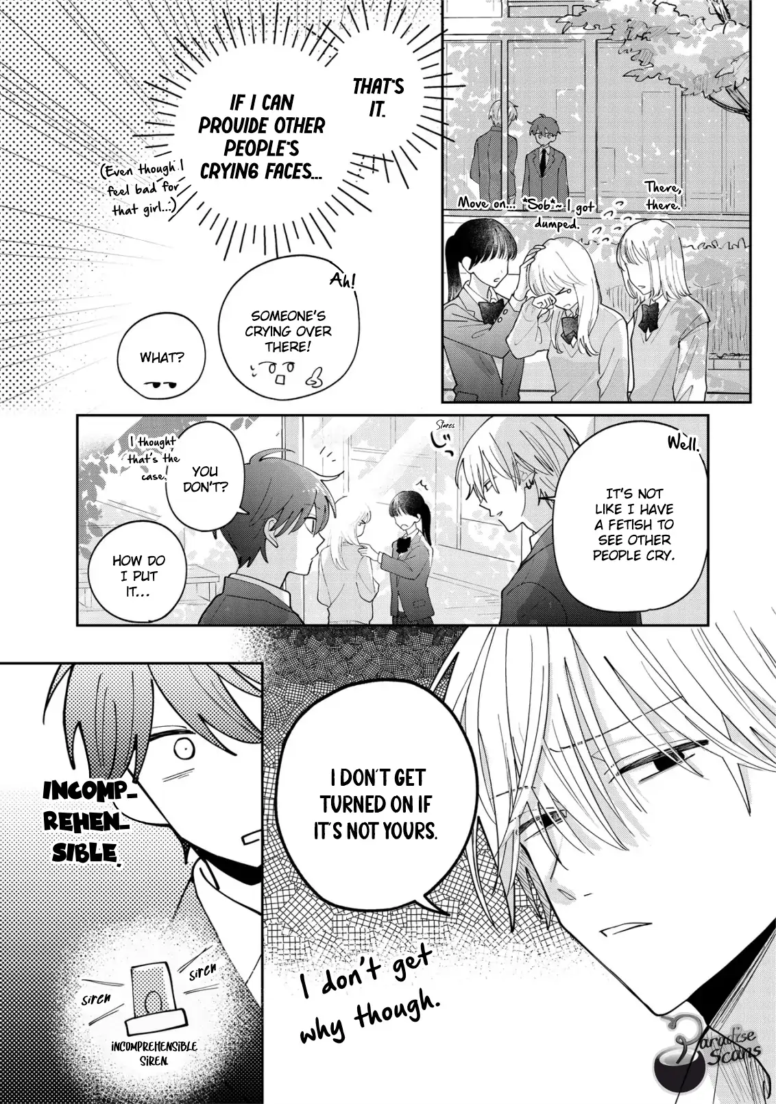 Hasugaya-kun Likes to Make People Cry - Chapter 2.1 manhwa