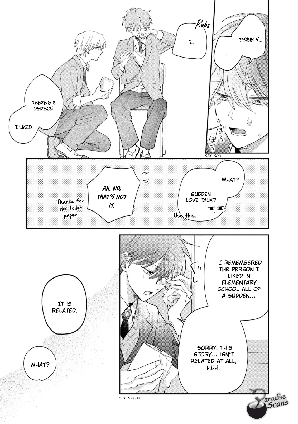 Hasugaya-kun Likes to Make People Cry - Chapter 2 manhwa