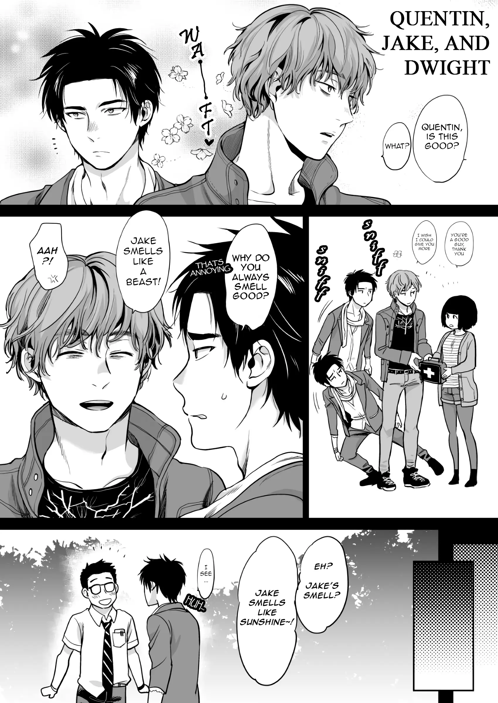 Quentin, Jake and Dwight - Oneshot manhwa