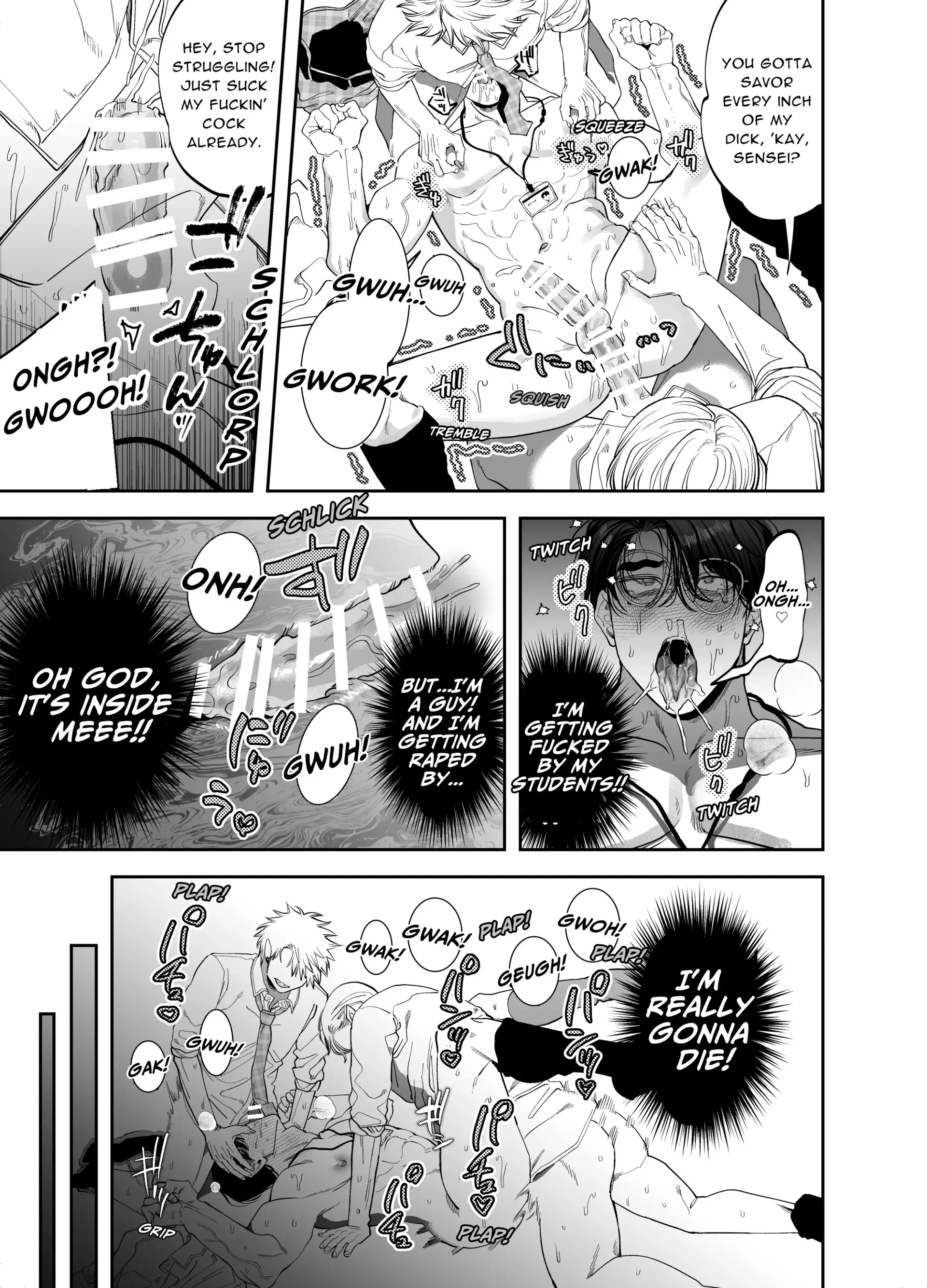 Teach us, Mazo-Sensei! ~Ravished and Corrupted by the Delinquent Sadist Brothers I Teach - Oneshot manhwa