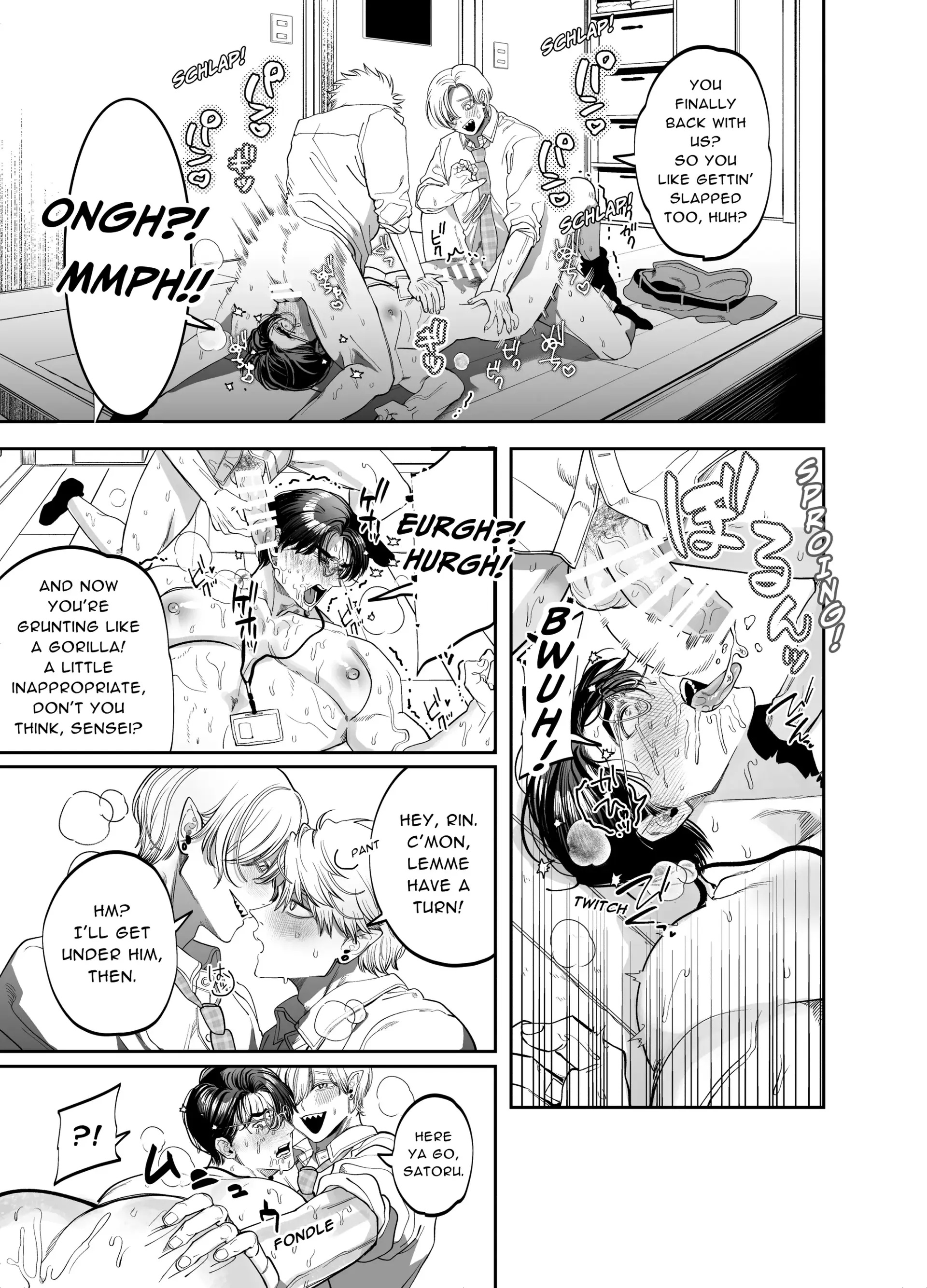 Teach us, Mazo-Sensei! ~Ravished and Corrupted by the Delinquent Sadist Brothers I Teach - Oneshot manhwa