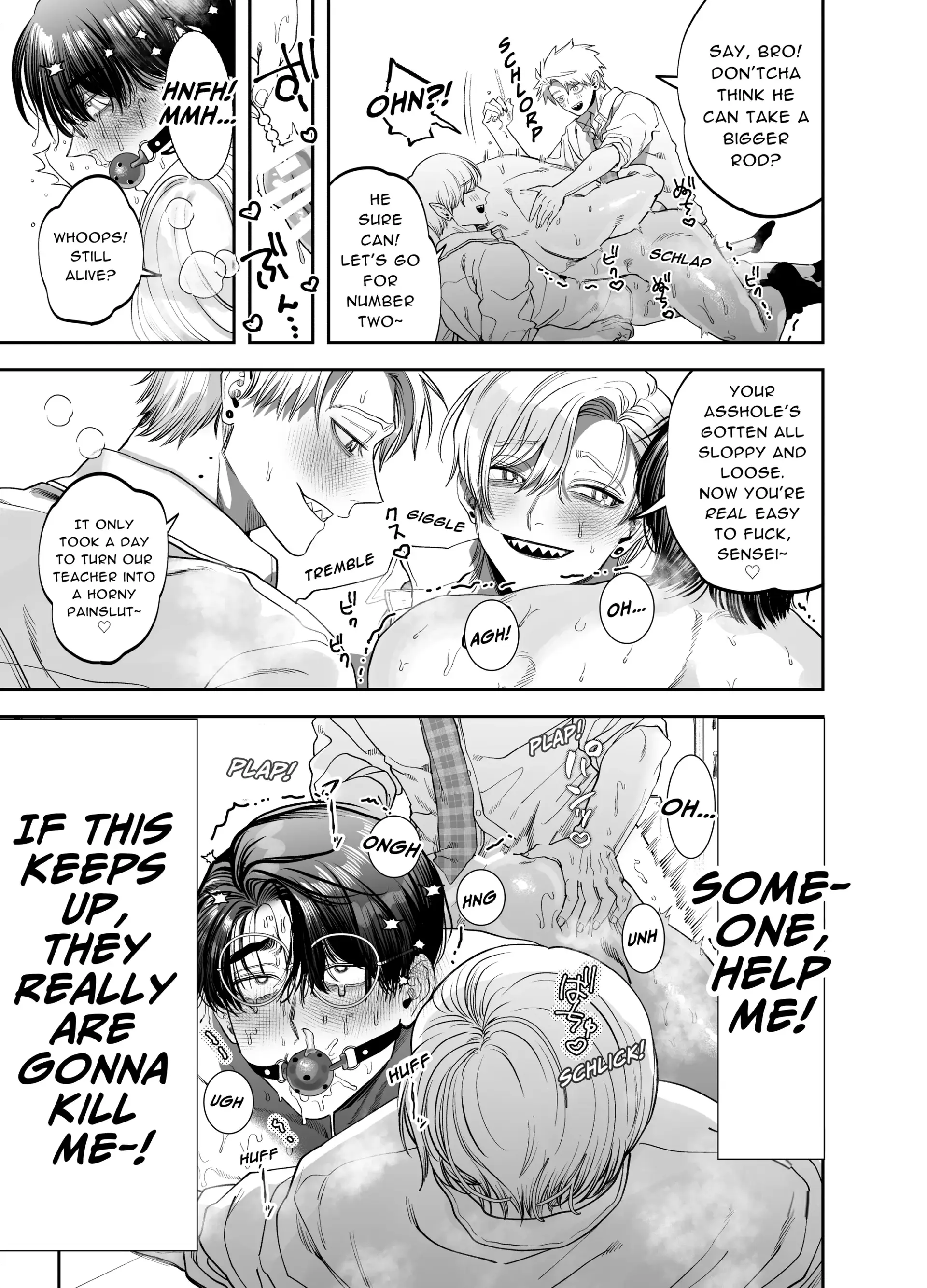 Teach us, Mazo-Sensei! ~Ravished and Corrupted by the Delinquent Sadist Brothers I Teach - Oneshot manhwa