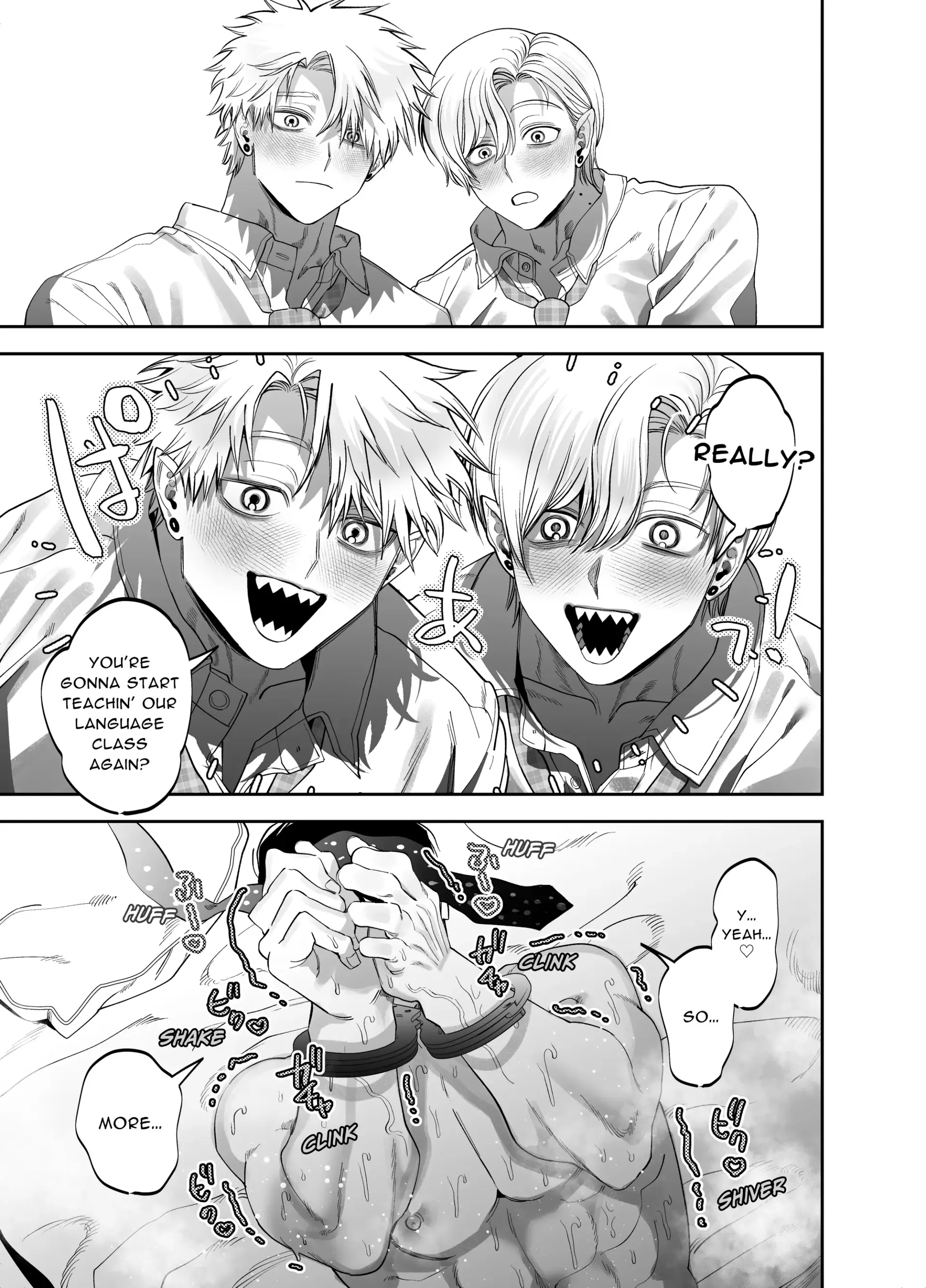 Teach us, Mazo-Sensei! ~Ravished and Corrupted by the Delinquent Sadist Brothers I Teach - Oneshot manhwa