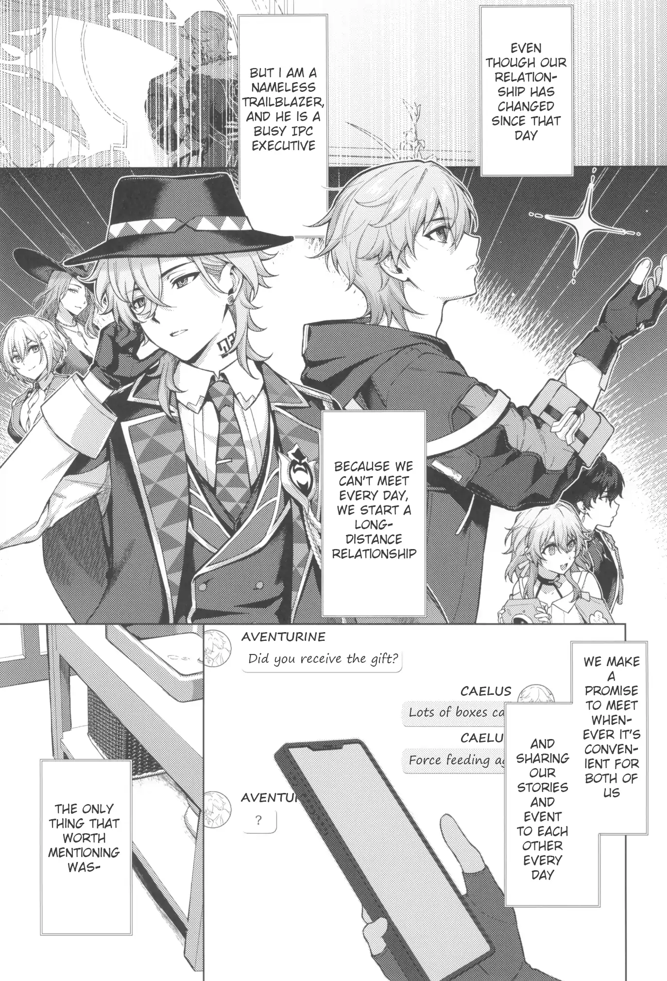 Jigoku no Naka de Myoujou wa Matataku (Honkai: Star Rail dj) - Oneshot manhwa