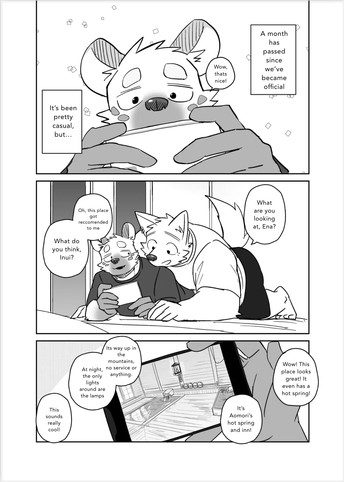 Futari tabi inu ena Aomori-hen - Chapter 1 manhwa
