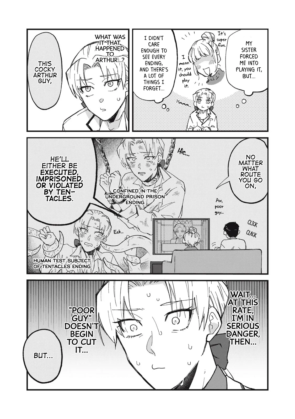 Aishite hoshi no wa ore janai no ni! BL game no akuyaku reisoku ni tensei shita no ni kirawarenakute komattemasu~ - Chapter 1 manhwa