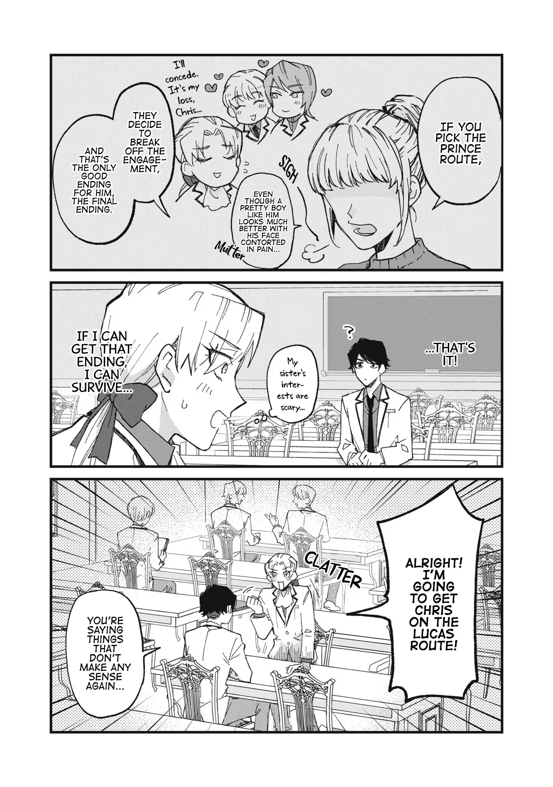 Aishite hoshi no wa ore janai no ni! BL game no akuyaku reisoku ni tensei shita no ni kirawarenakute komattemasu~ - Chapter 1 manhwa