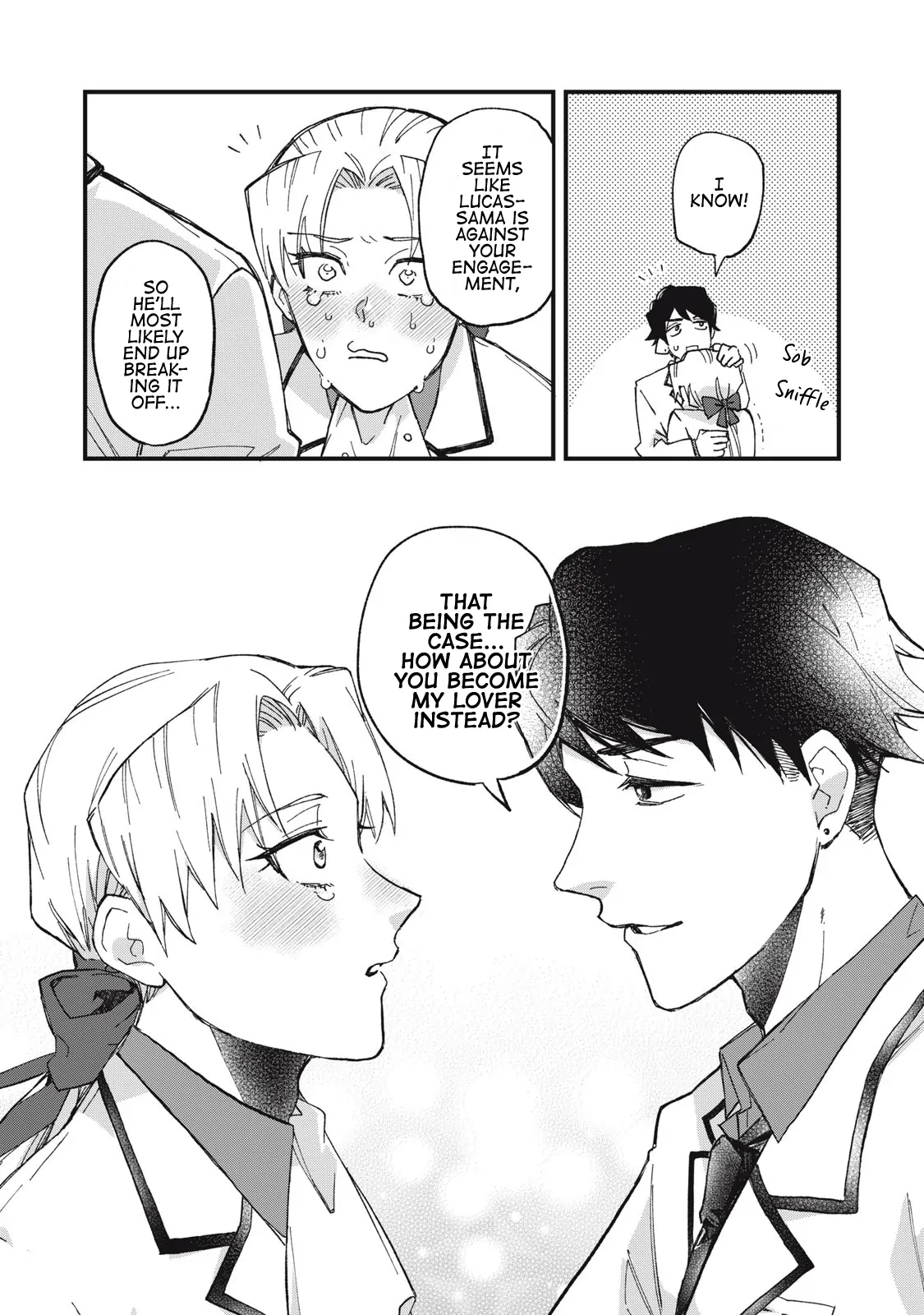 Aishite hoshi no wa ore janai no ni! BL game no akuyaku reisoku ni tensei shita no ni kirawarenakute komattemasu~ - Chapter 1 manhwa