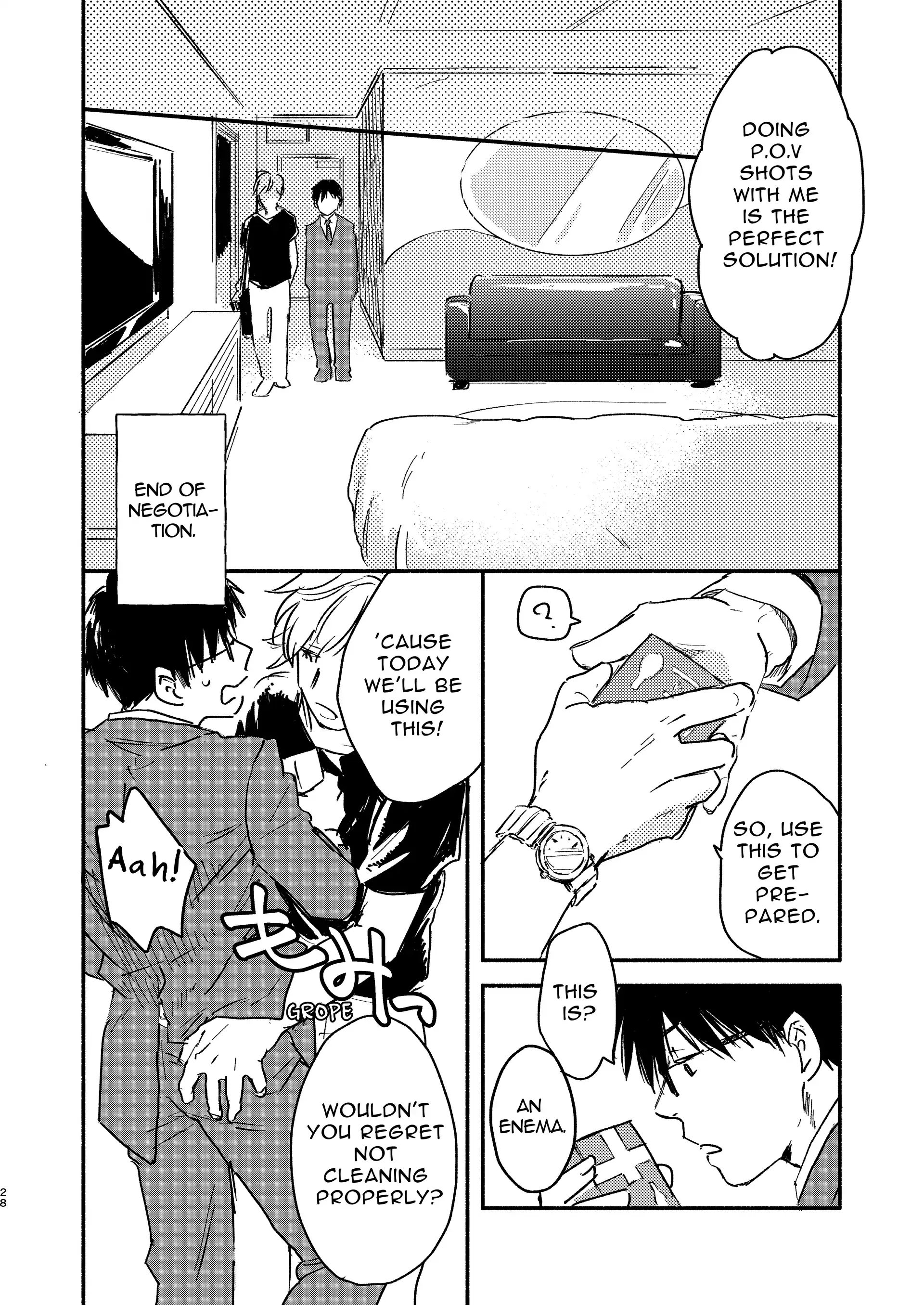 Having Sex With the Straight Salaryman by Dangling a Reward for Him - Part 1 (TW: dub-con) manhwa