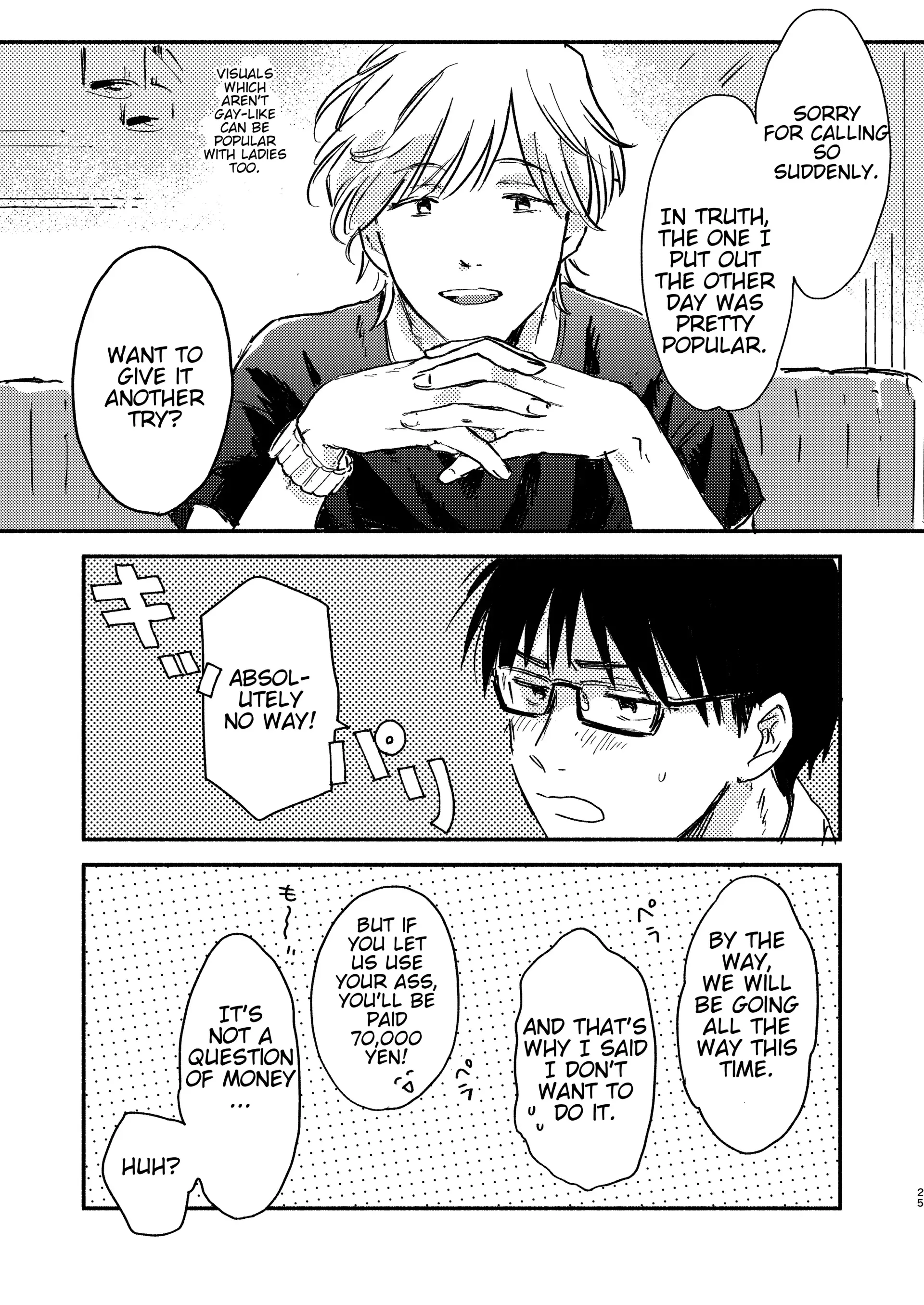 Having Sex With the Straight Salaryman by Dangling a Reward for Him - Oneshot manhwa